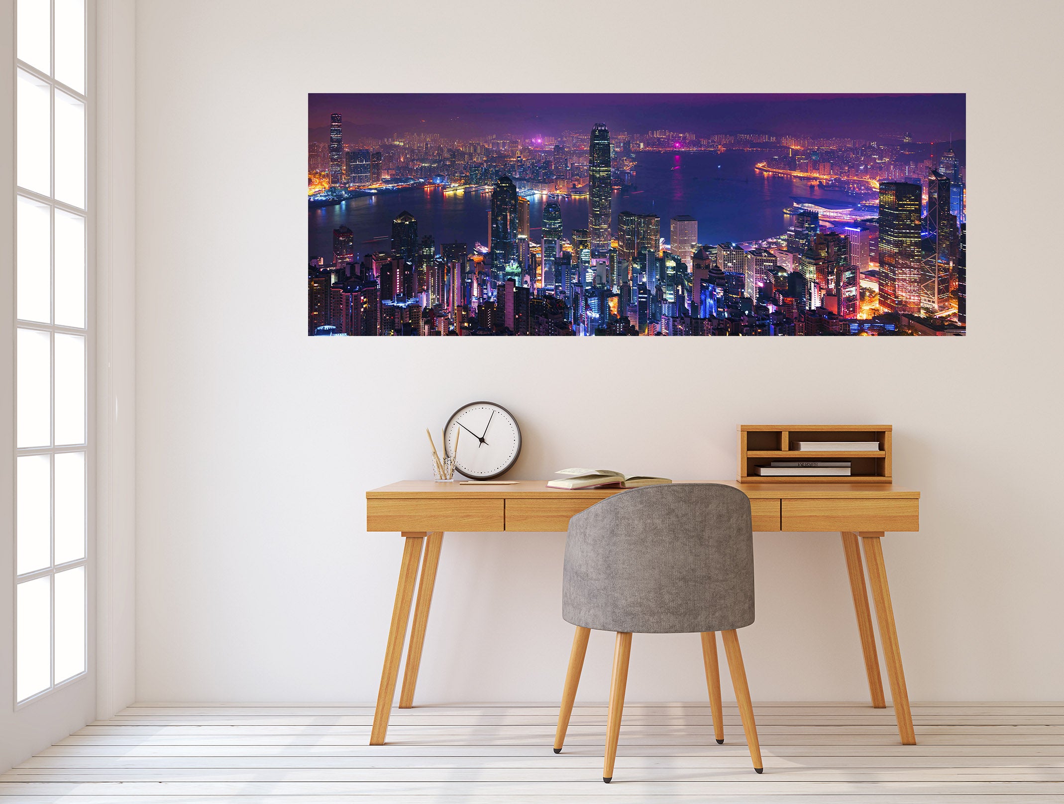 3D Night City 129 Marco Carmassi Wall Sticker