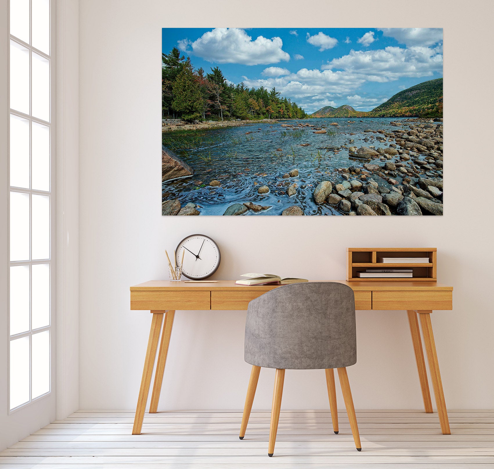 3D Stone Small River 62116 Kathy Barefield Wall Sticker