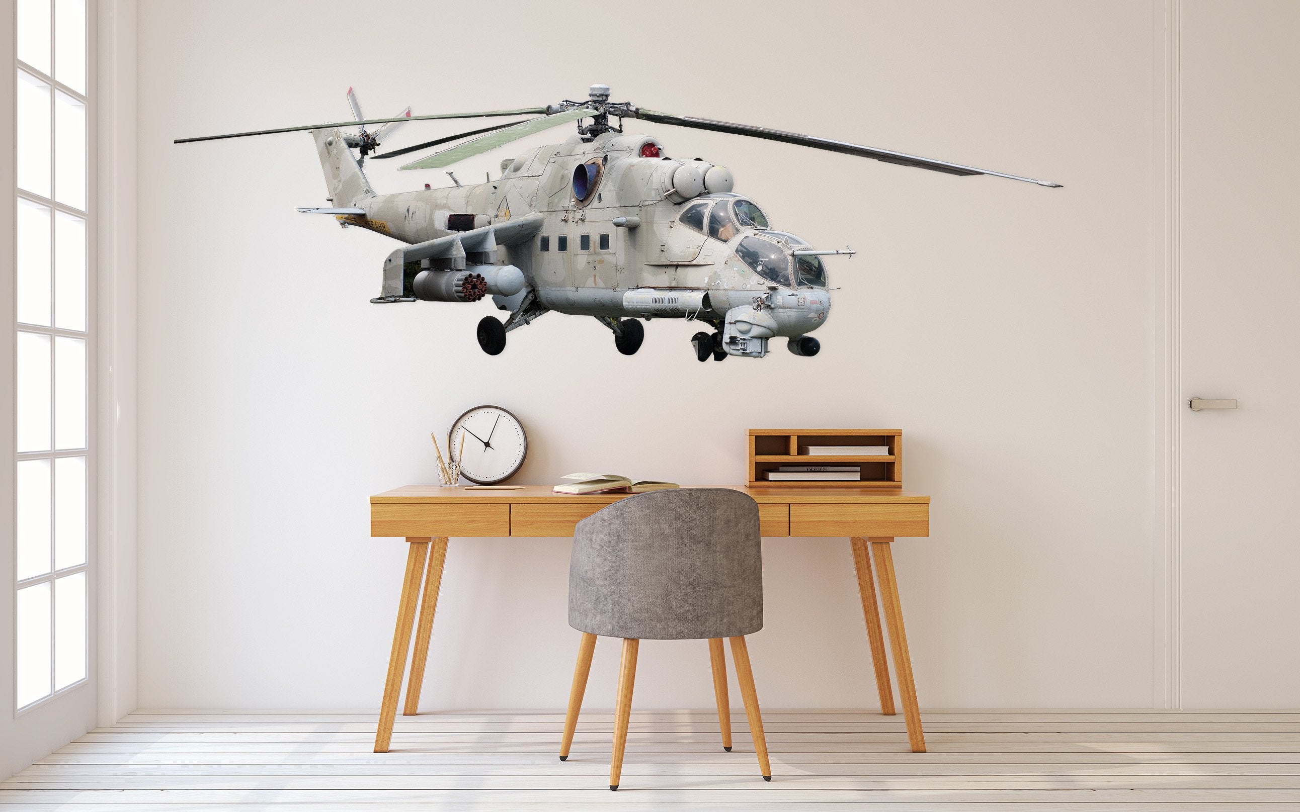 3D White Helicopter 0179 Vehicles Wallpaper AJ Wallpaper 