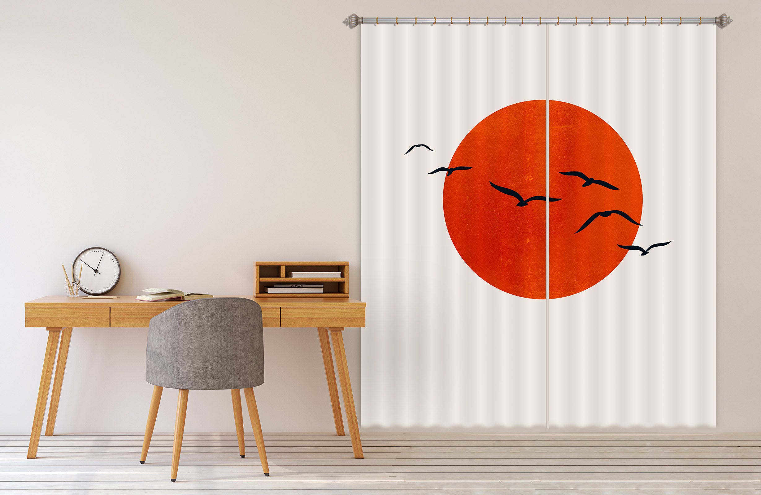 3D Sunny Day 1001 Boris Draschoff Curtain Curtains Drapes
