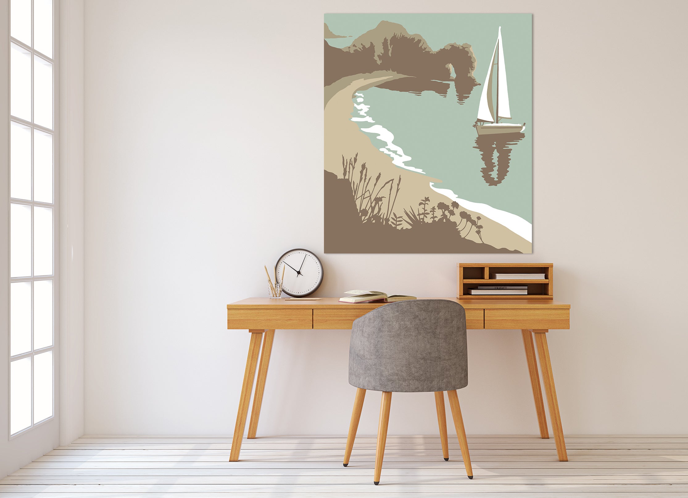 3D Durdle Door 026 Steve Read Wall Sticker