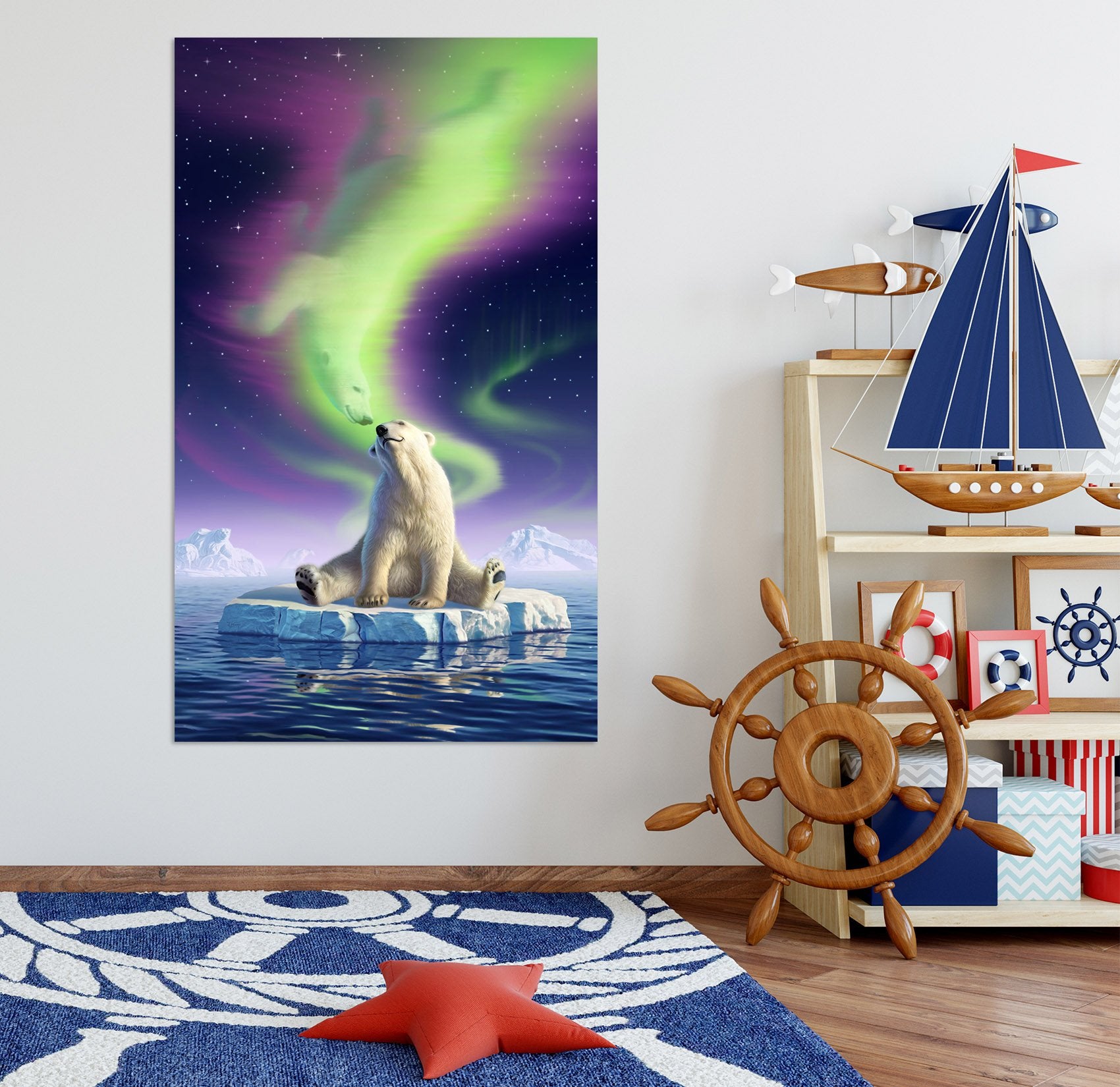 3D Arctic Kiss 026 Jerry LoFaro Wall Sticker Wallpaper AJ Wallpaper 2 