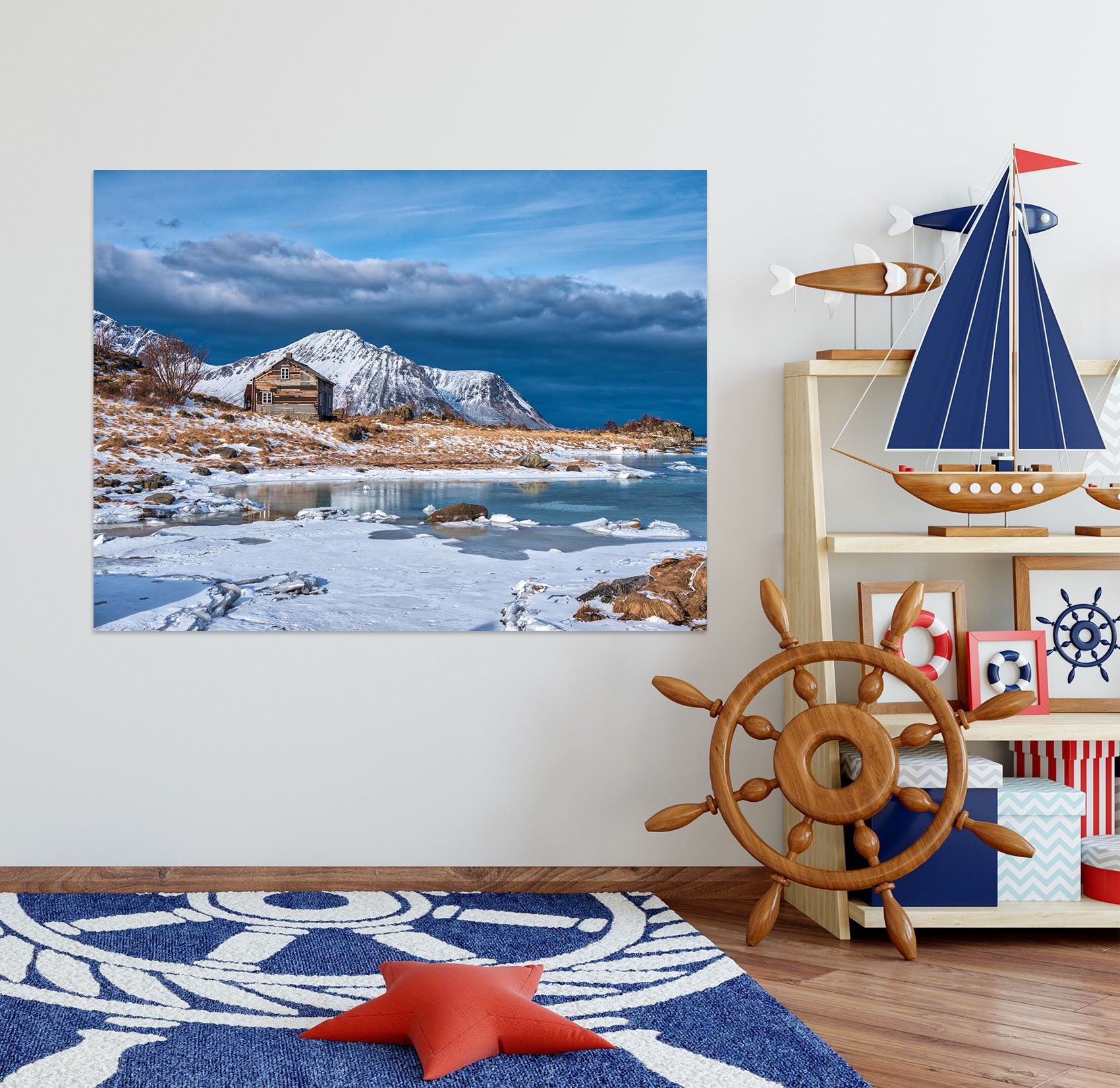 3D Snow Hut 160 Marco Carmassi Wall Sticker