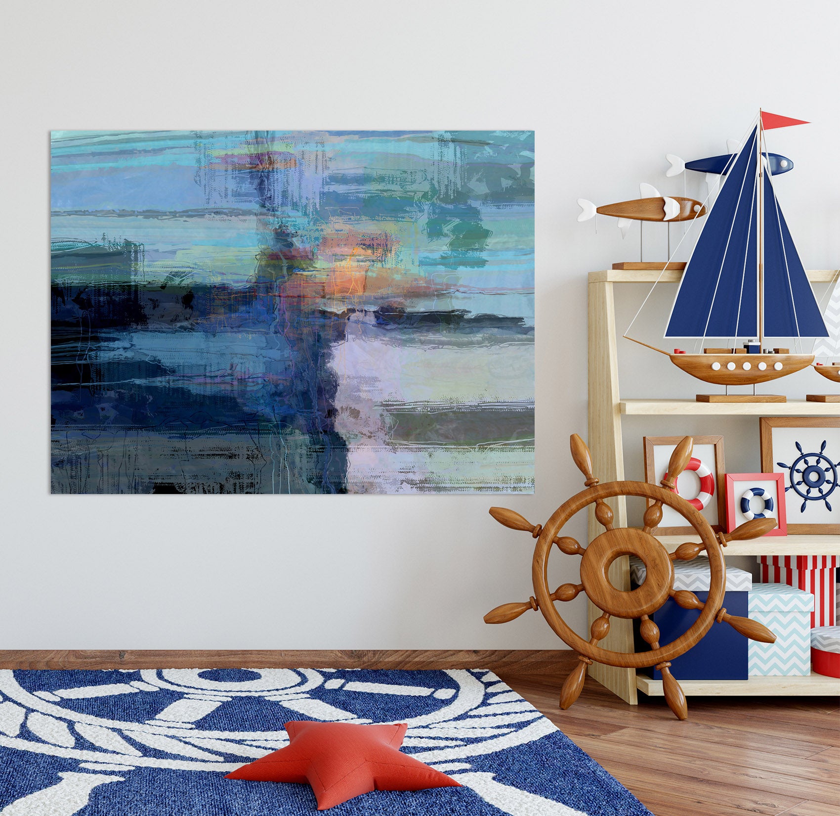 3D Color Graffiti 003 Michael Tienhaara Wall Sticker