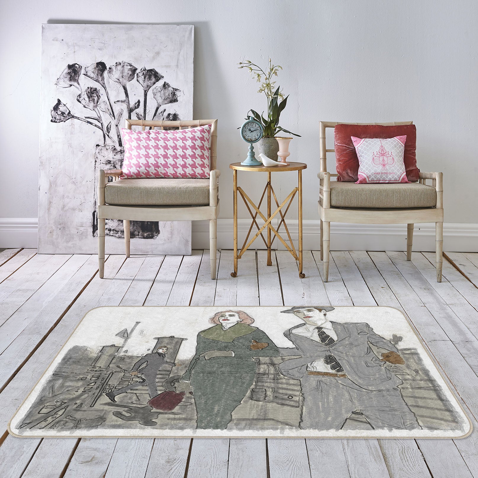 3D Elite 1006 Marco Cavazzana Rug Non Slip Rug Mat