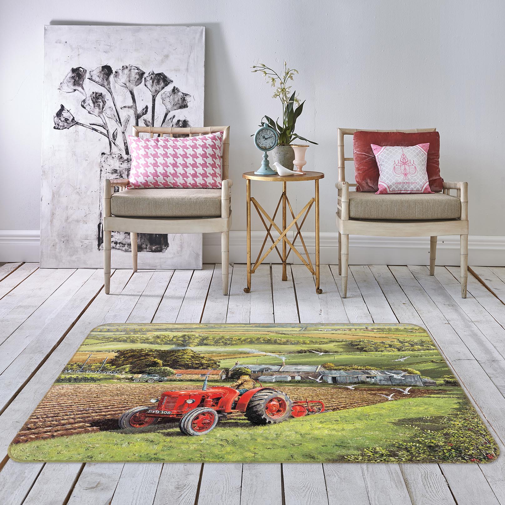 3D Master At Work 1088 Trevor Mitchell Rug Non Slip Rug Mat