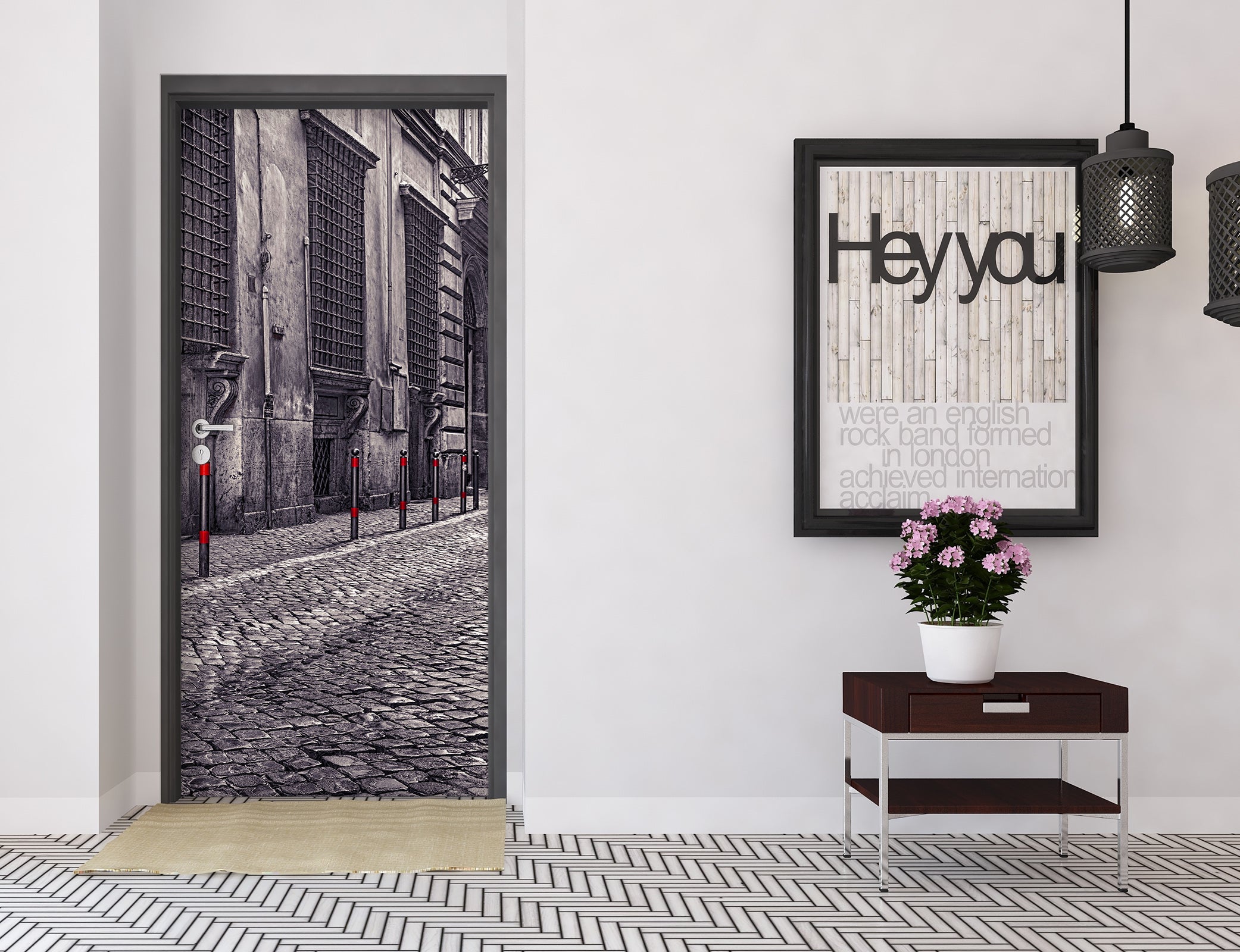 3D Street 10698 Assaf Frank Door Mural