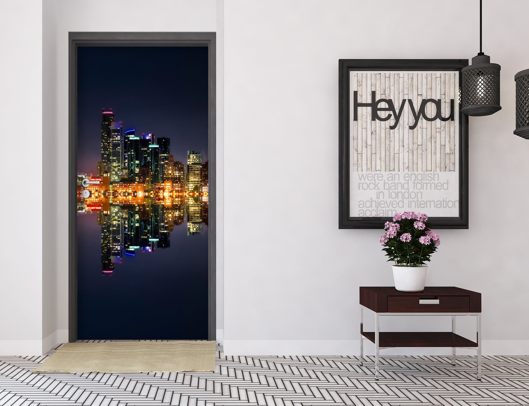 3D Light Building 119121 Marco Carmassi Door Mural