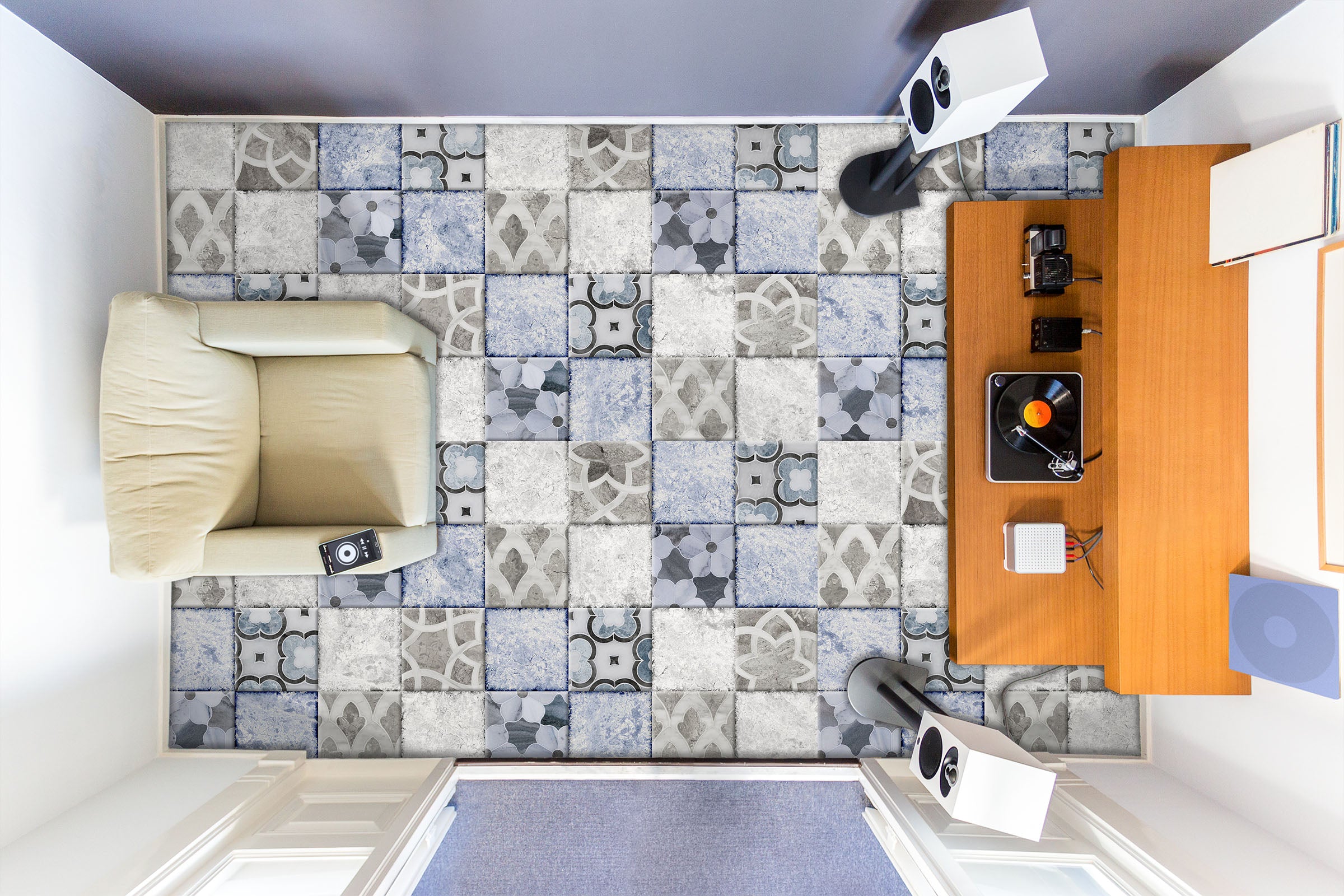 3D Soft And Lovely 955 Floor Mural  Wallpaper Murals Rug & Mat Print Epoxy waterproof bath floor