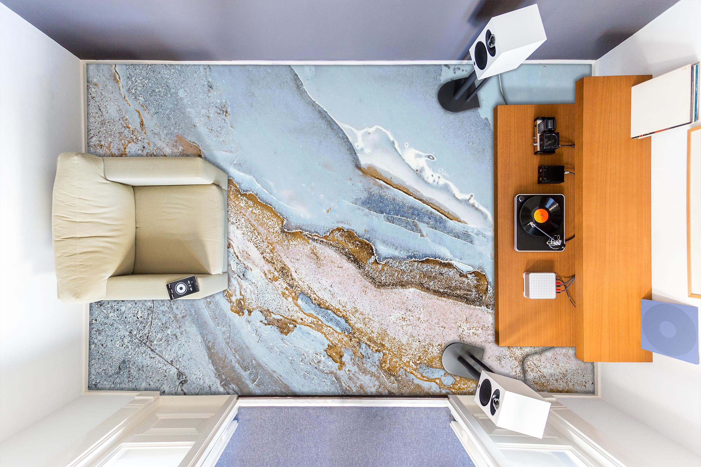 3D Abstract Fantasy Art 779 Floor Mural