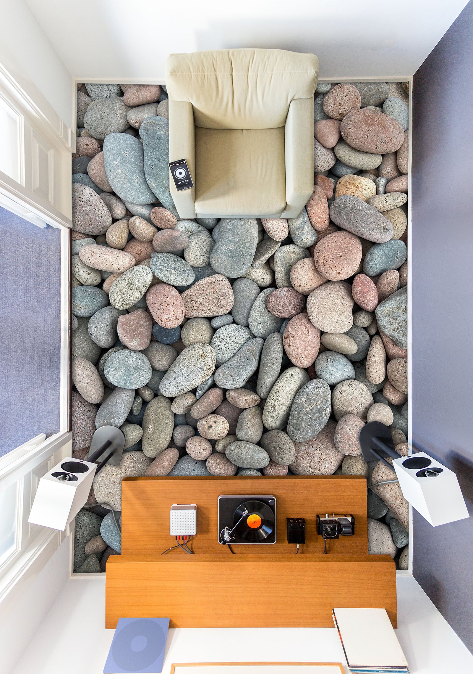 3D Precious Colorful Pebbles 894 Floor Mural  Wallpaper Murals Rug & Mat Print Epoxy waterproof bath floor