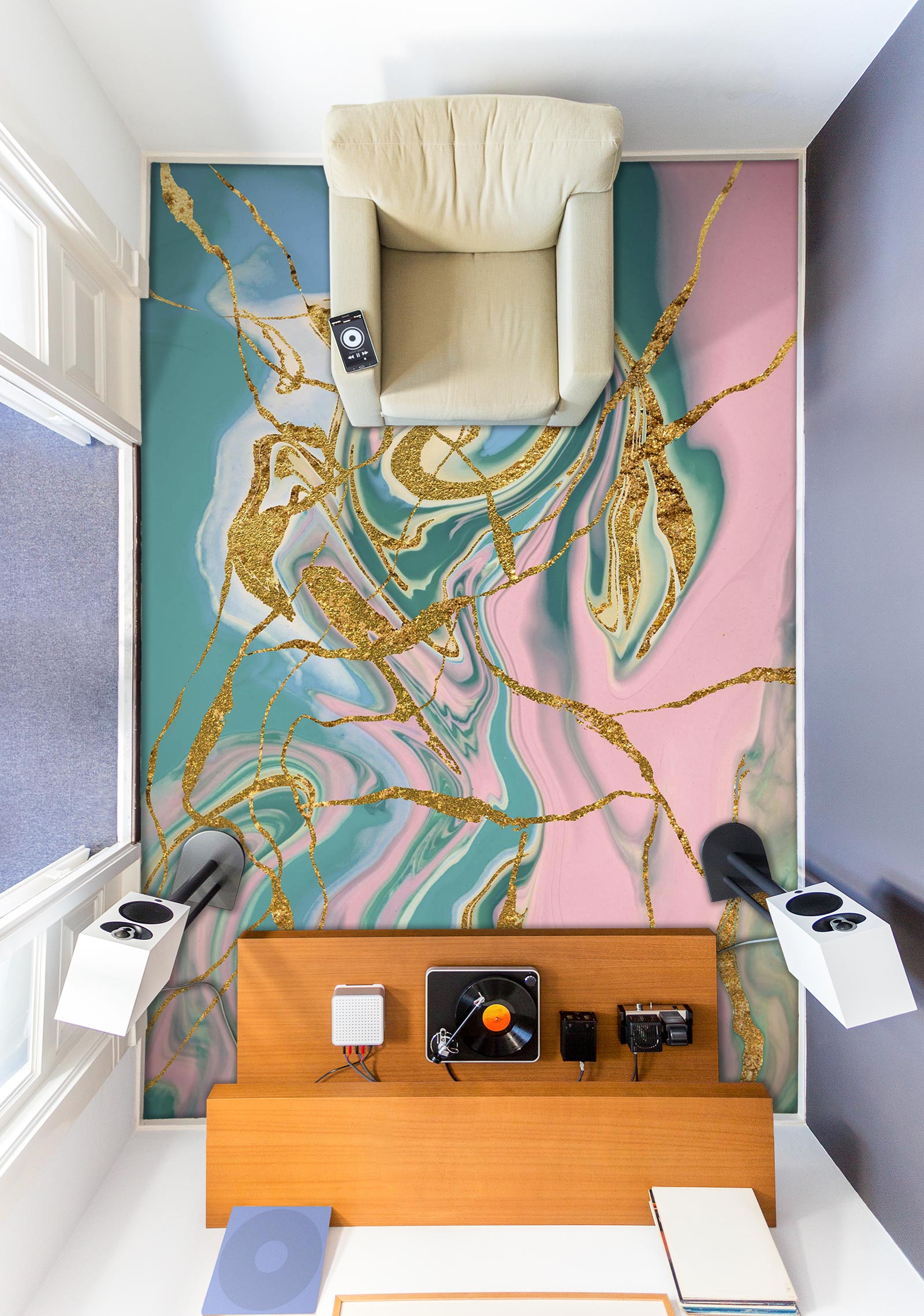 3D Sophisticated And Gorgeous 1200 Floor Mural  Wallpaper Murals Self-Adhesive Removable Print Epoxy