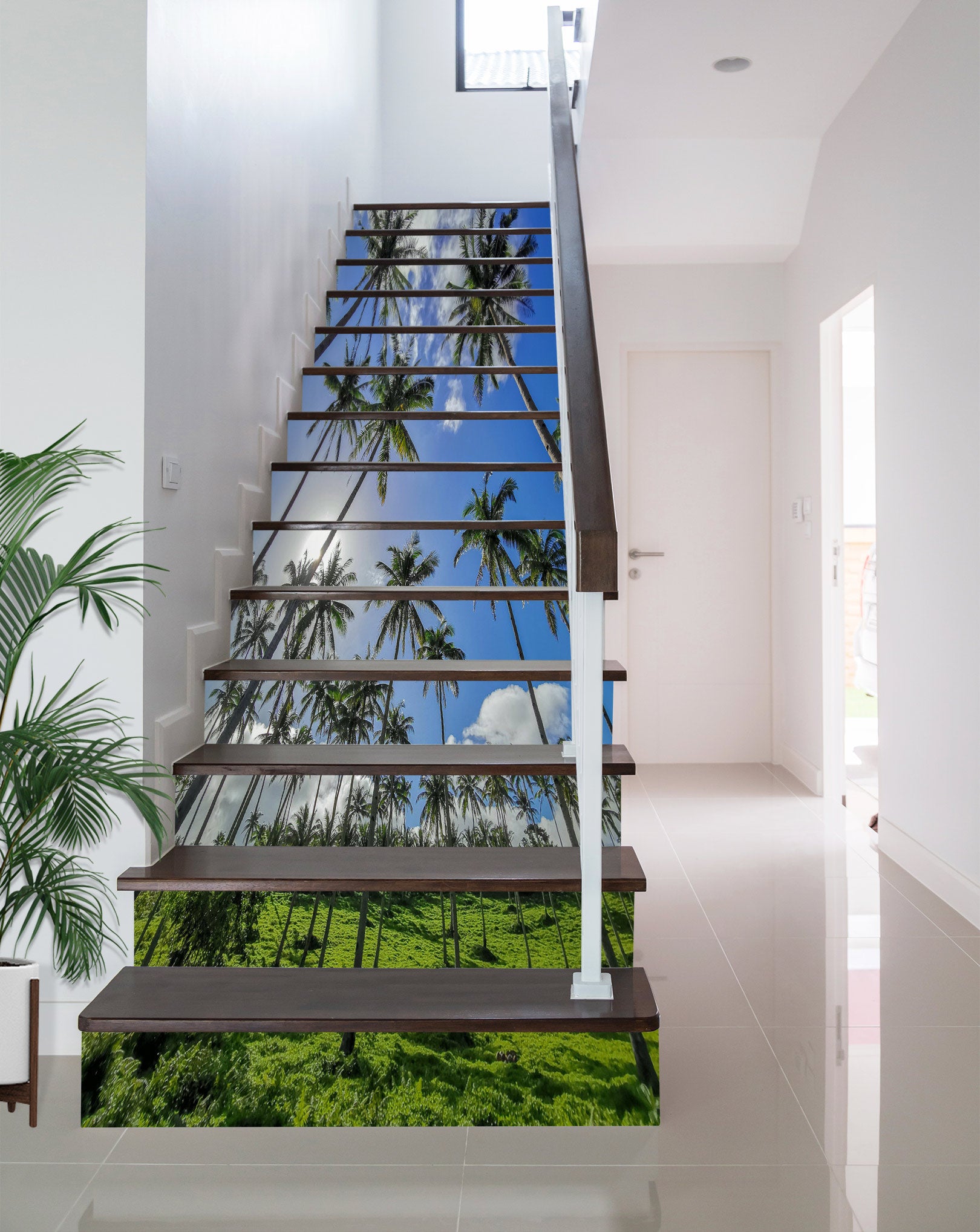 3D Sunny Summer 293 Stair Risers