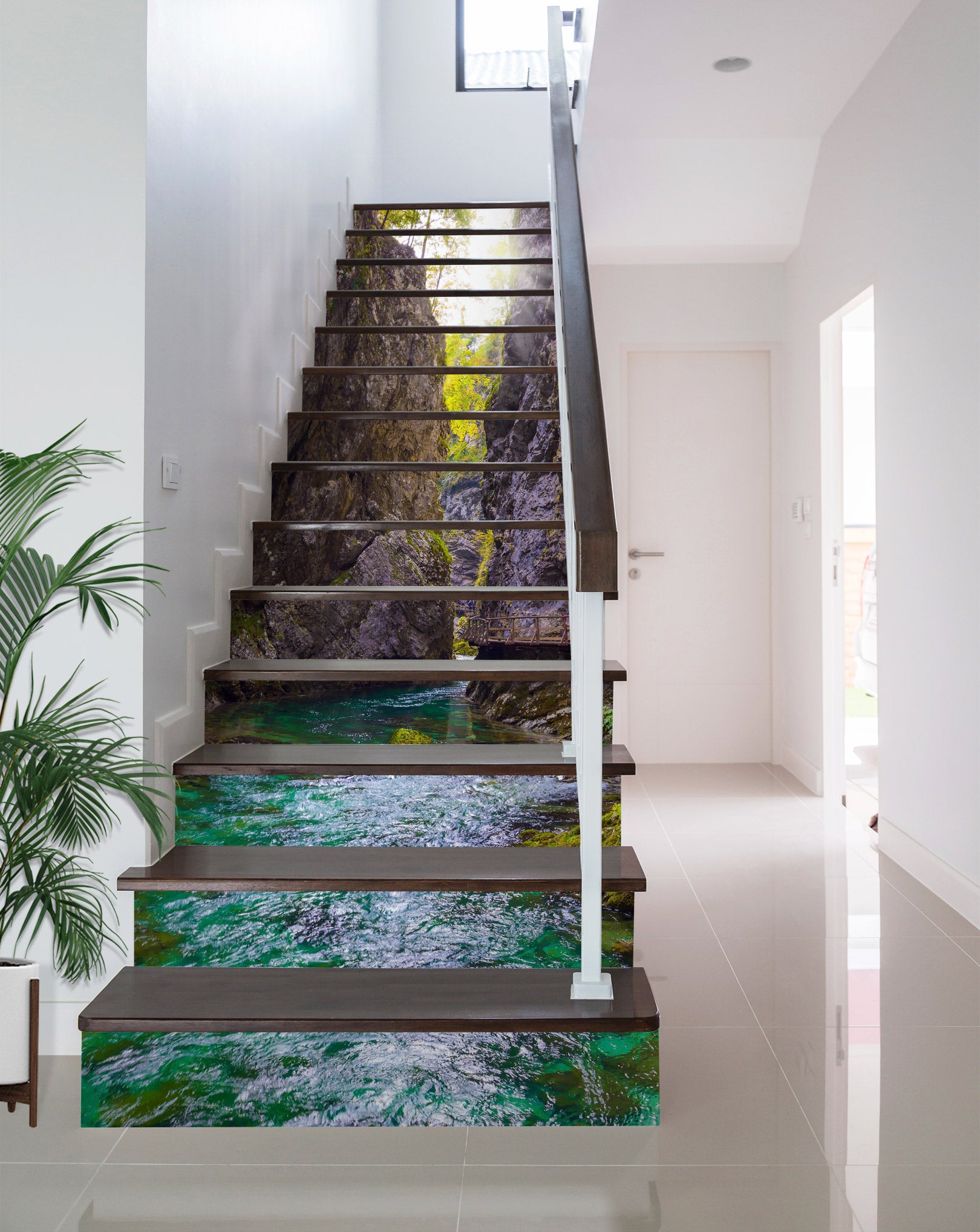 3D Comfortable Landscape In The Mountains 457 Stair Risers