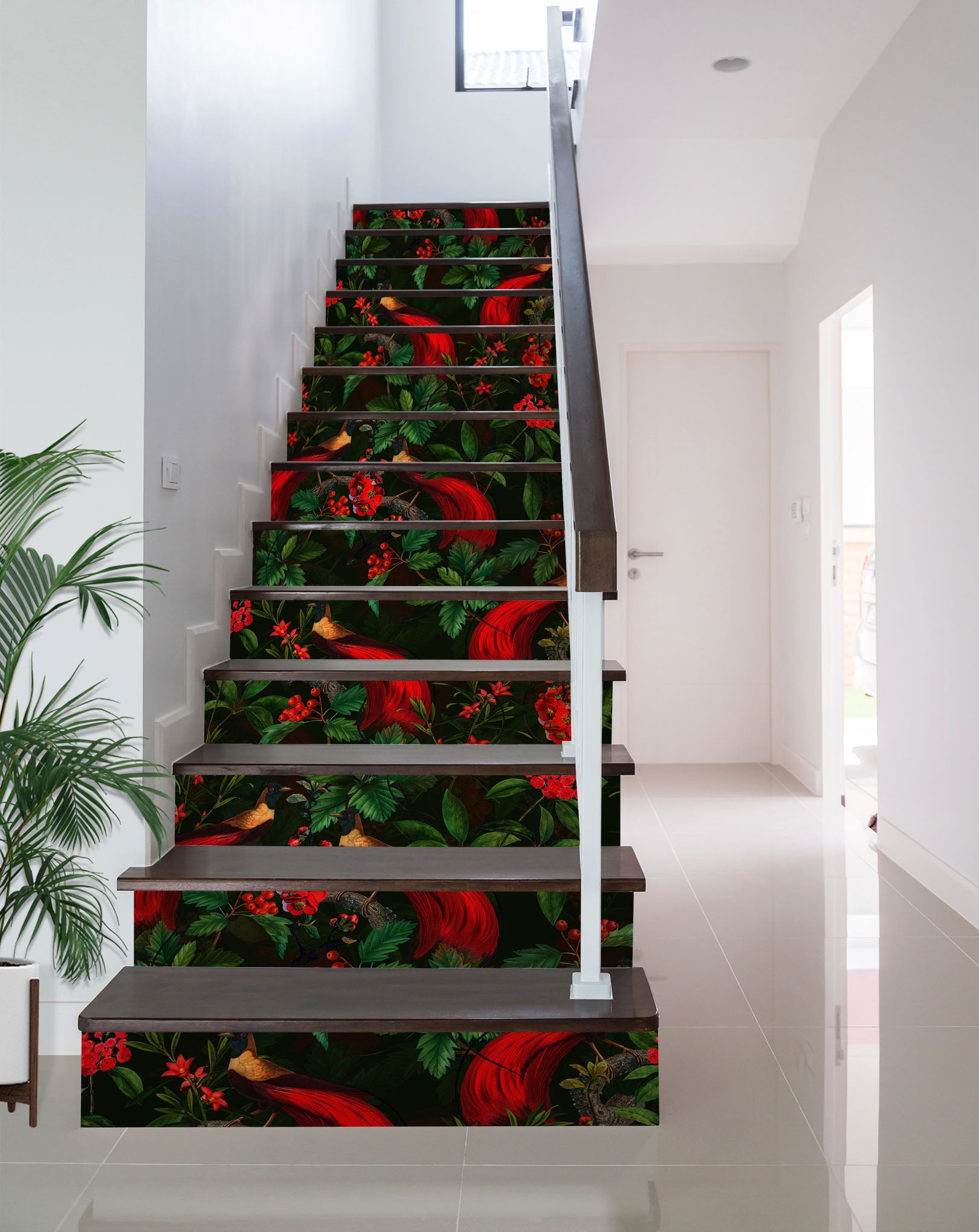 3D Grove Red Bird 10440 Uta Naumann Stair Risers