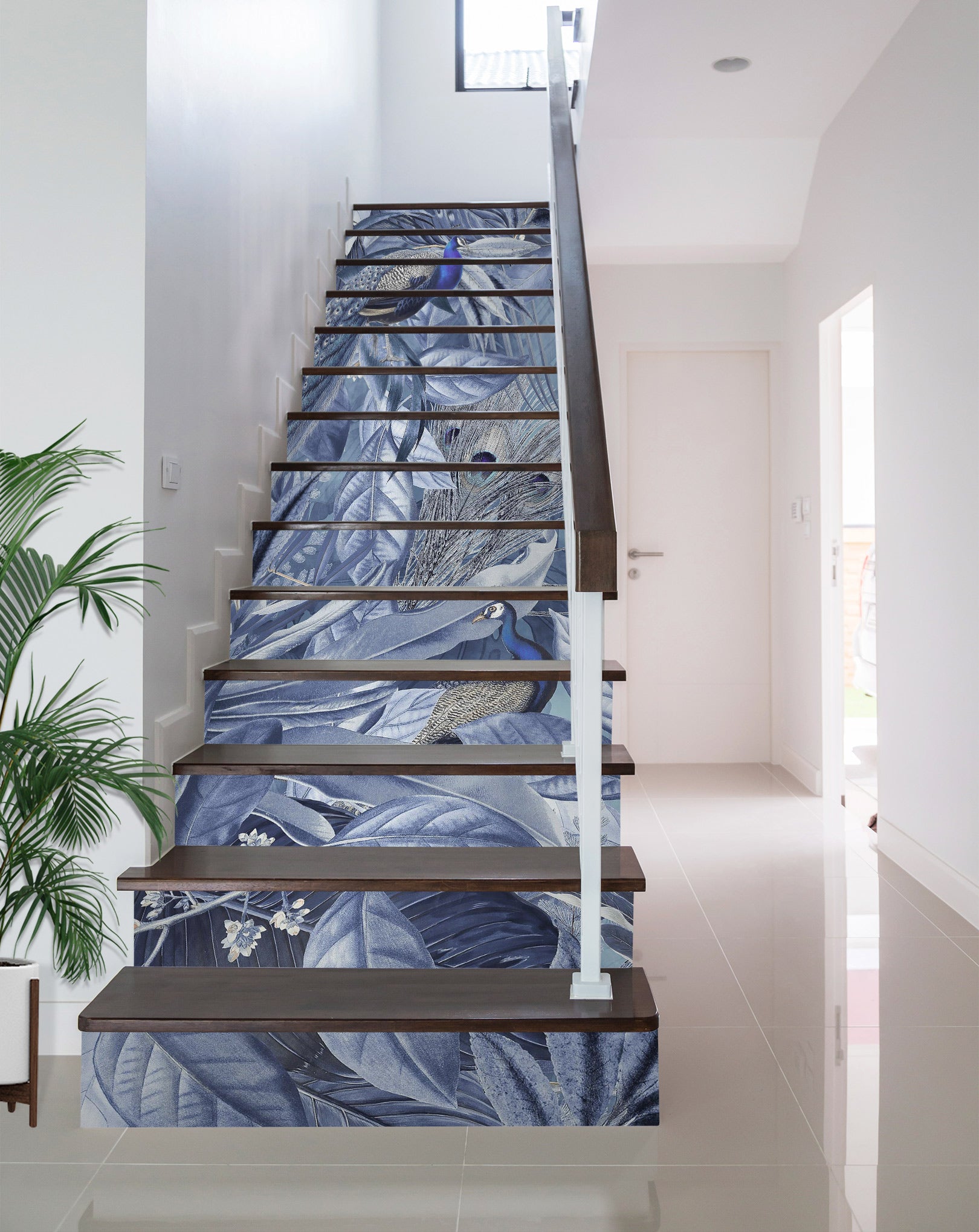 3D Leaves Pattern 10459 Andrea Haase Stair Risers