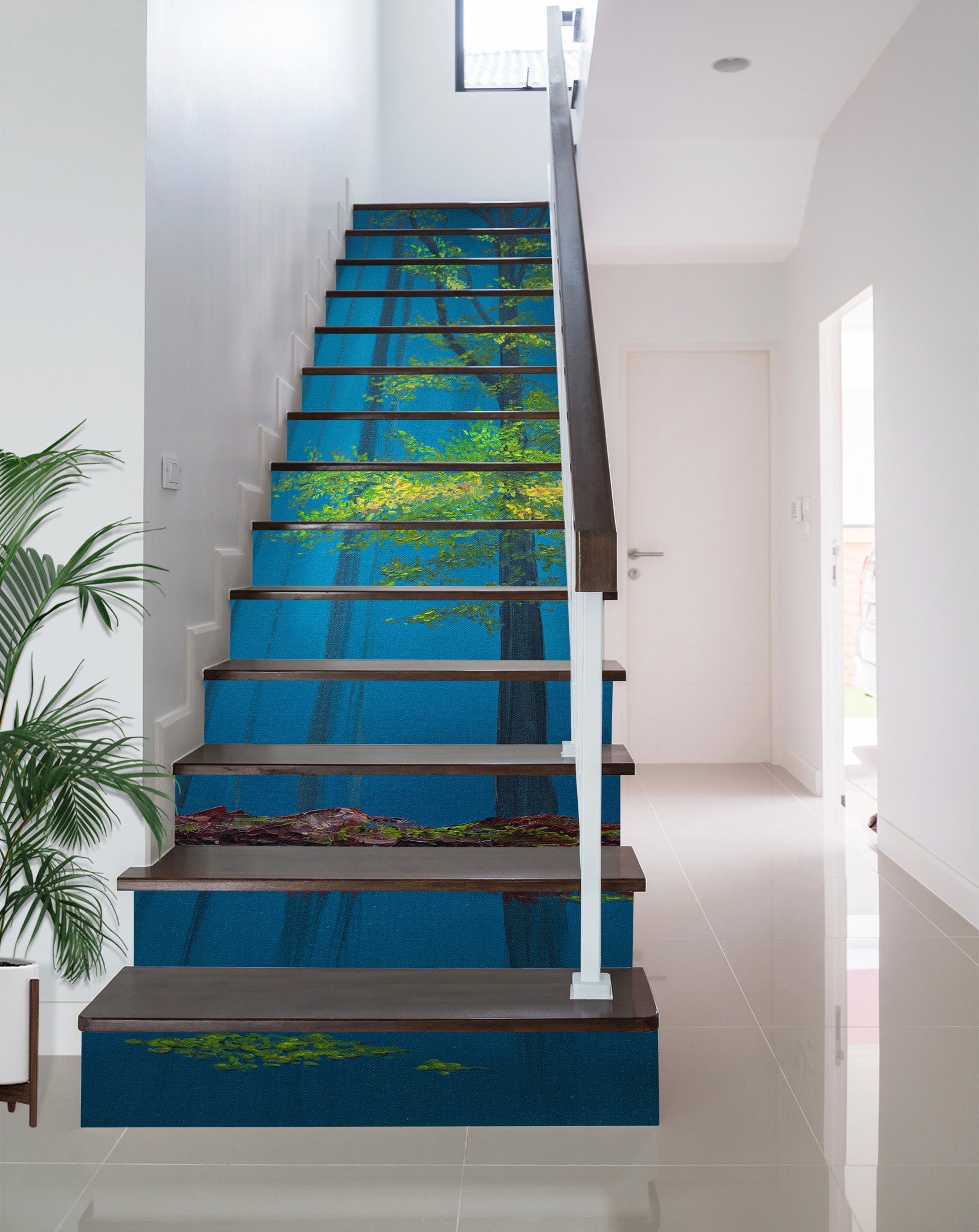 3D Tree Wood 8816 Marina Zotova Stair Risers