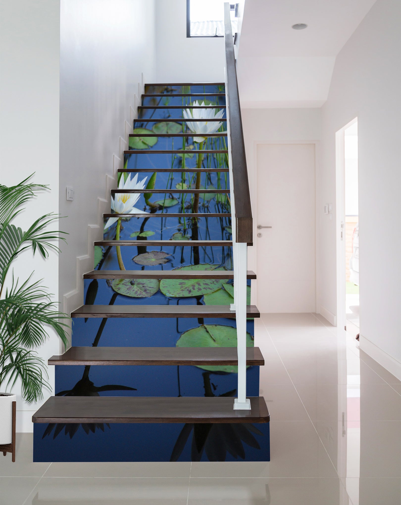 3D Bloom In The Early Morning 493 Stair Risers