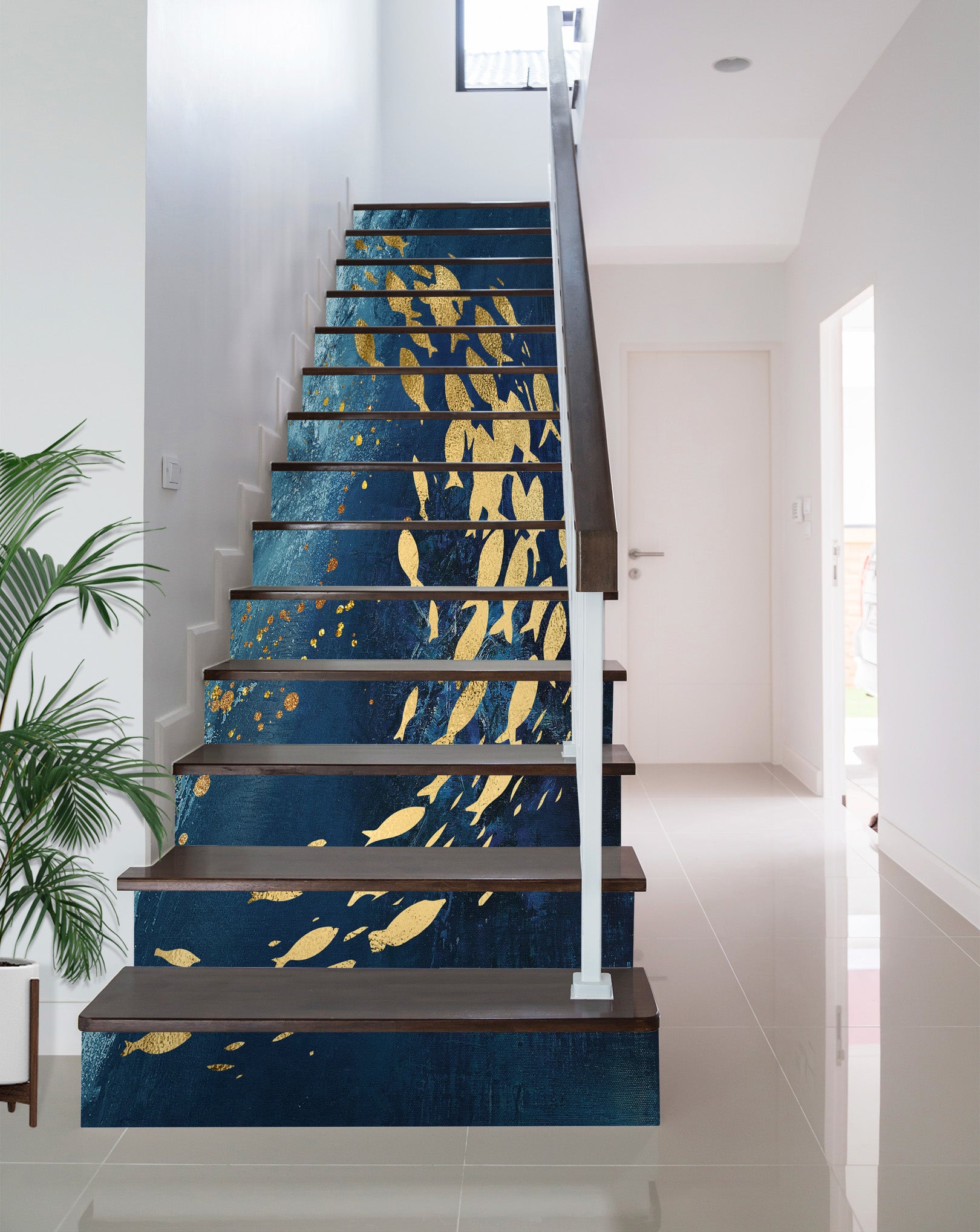 3D Directional Fish 538 Stair Risers