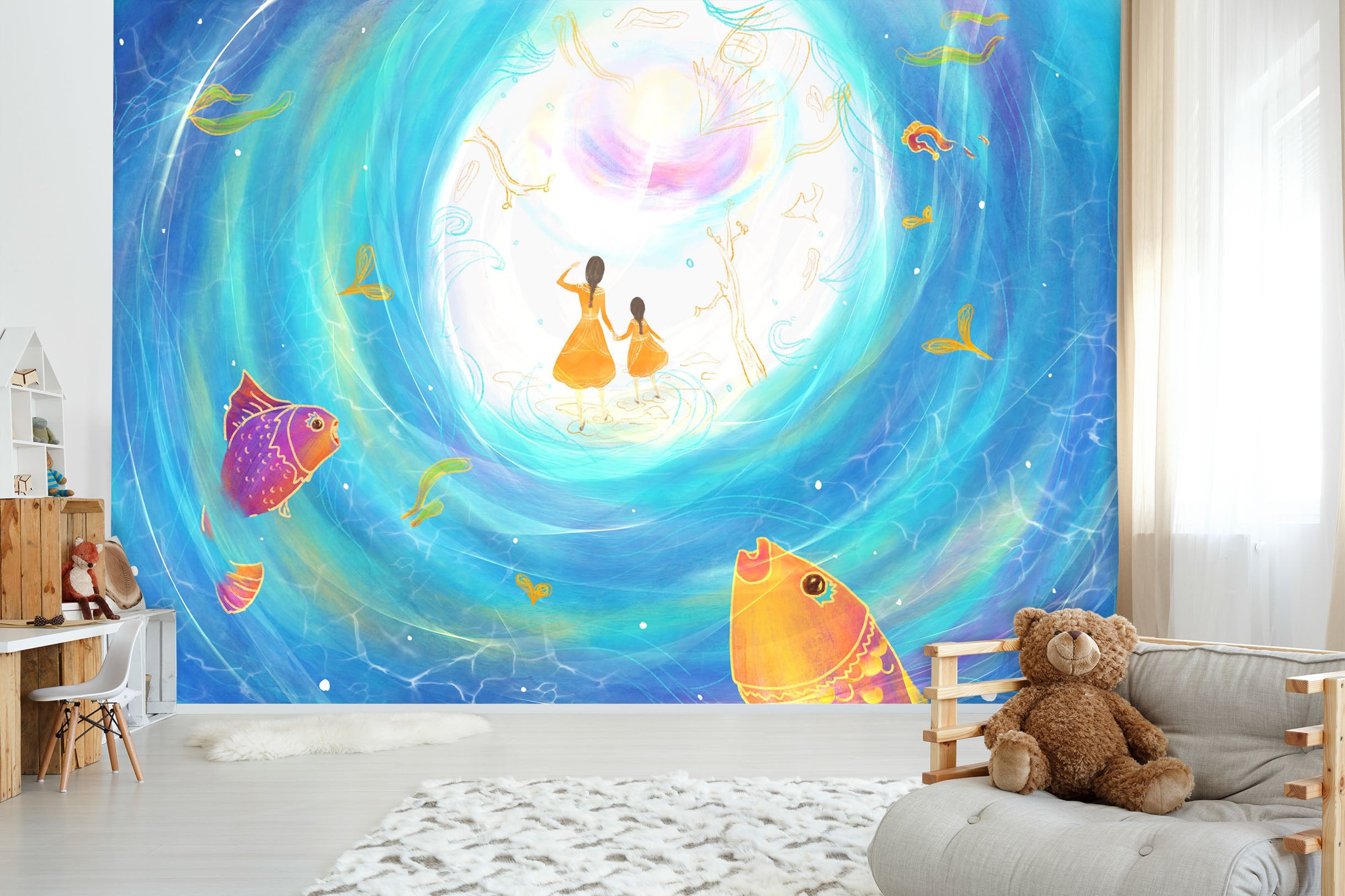 3D Illustration Child 011 Wall Murals