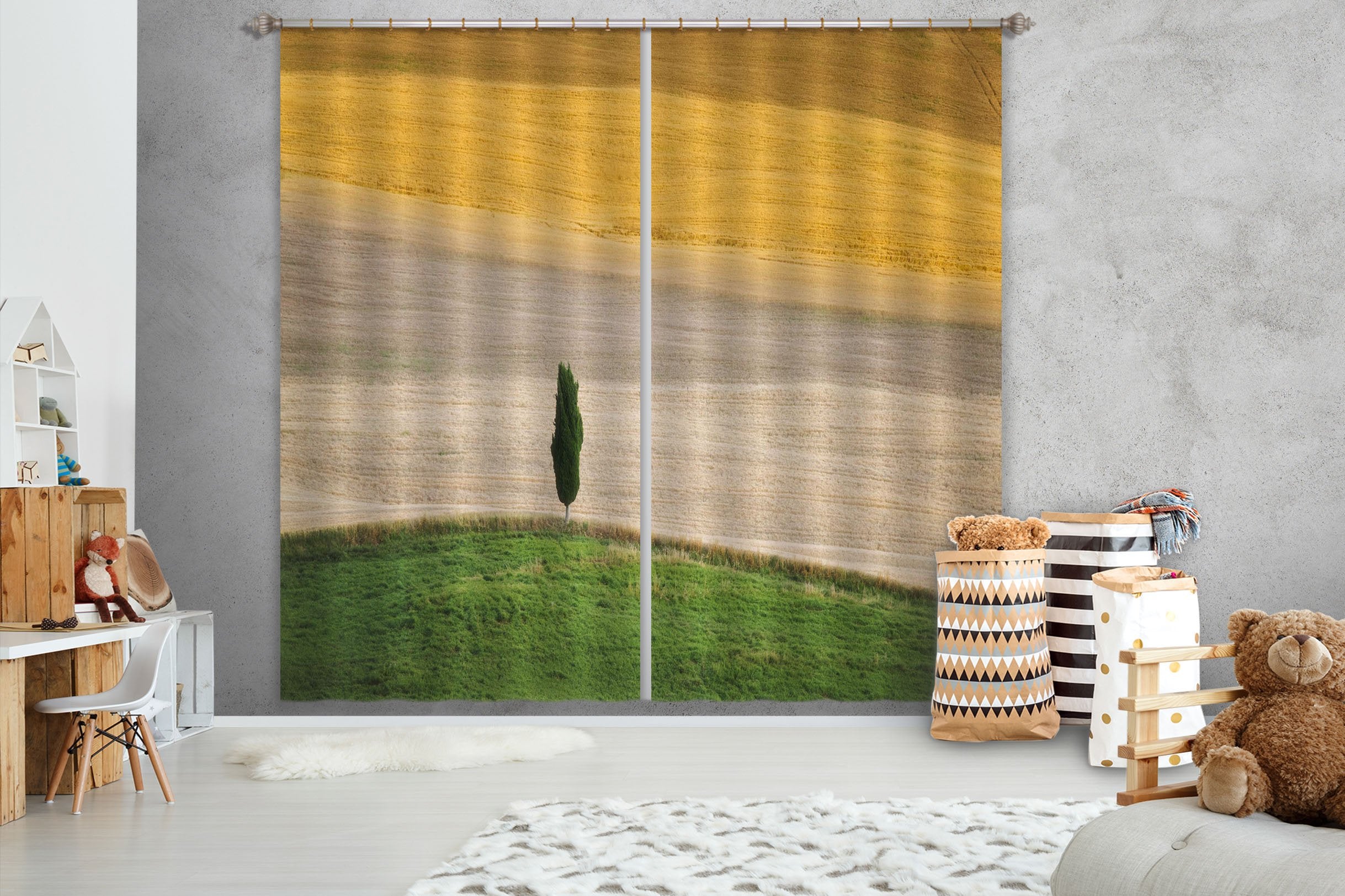 3D Beach Grass 150 Marco Carmassi Curtain Curtains Drapes Wallpaper AJ Wallpaper 