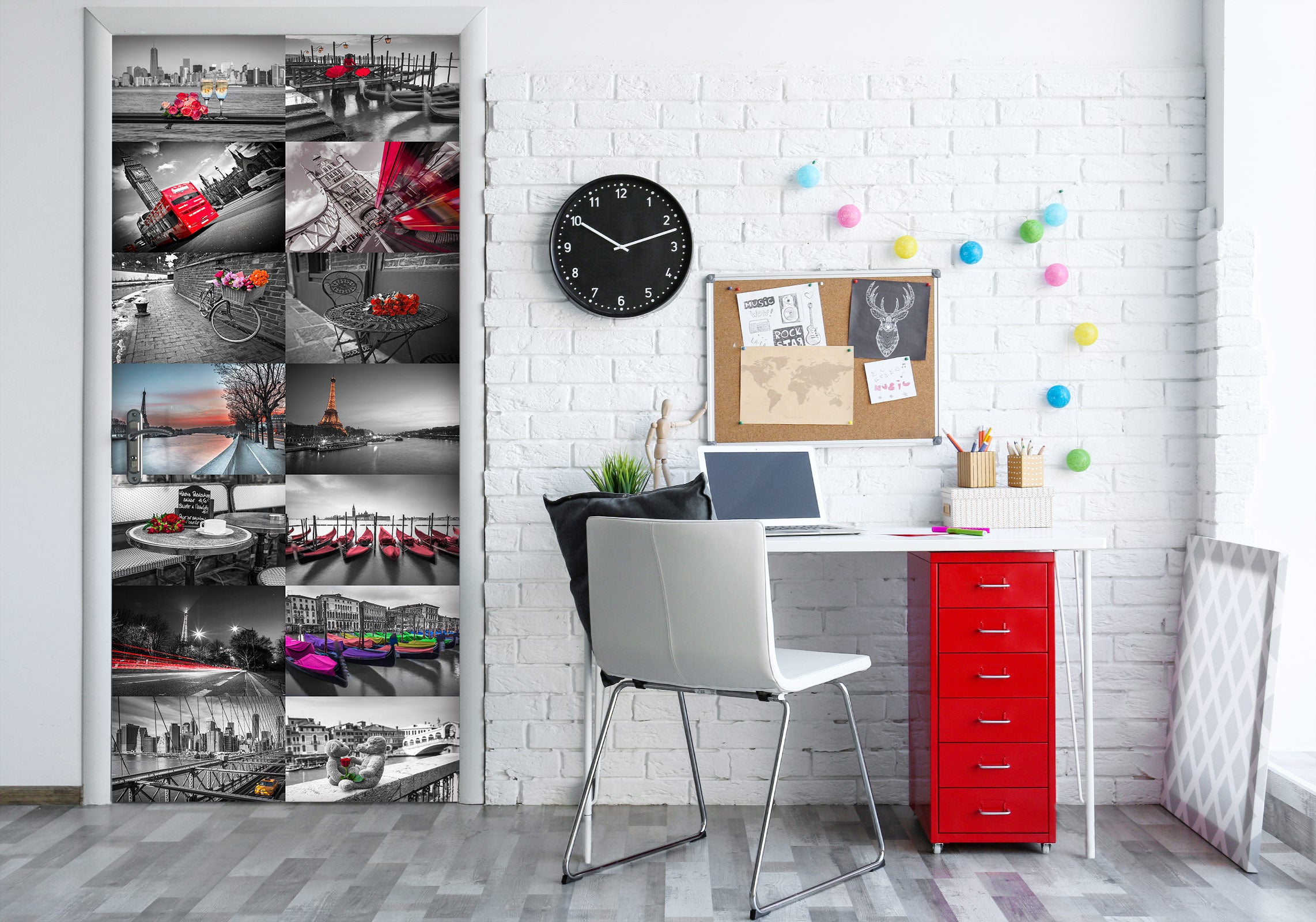 3D Boat Bus Car 106208 Assaf Frank Door Mural