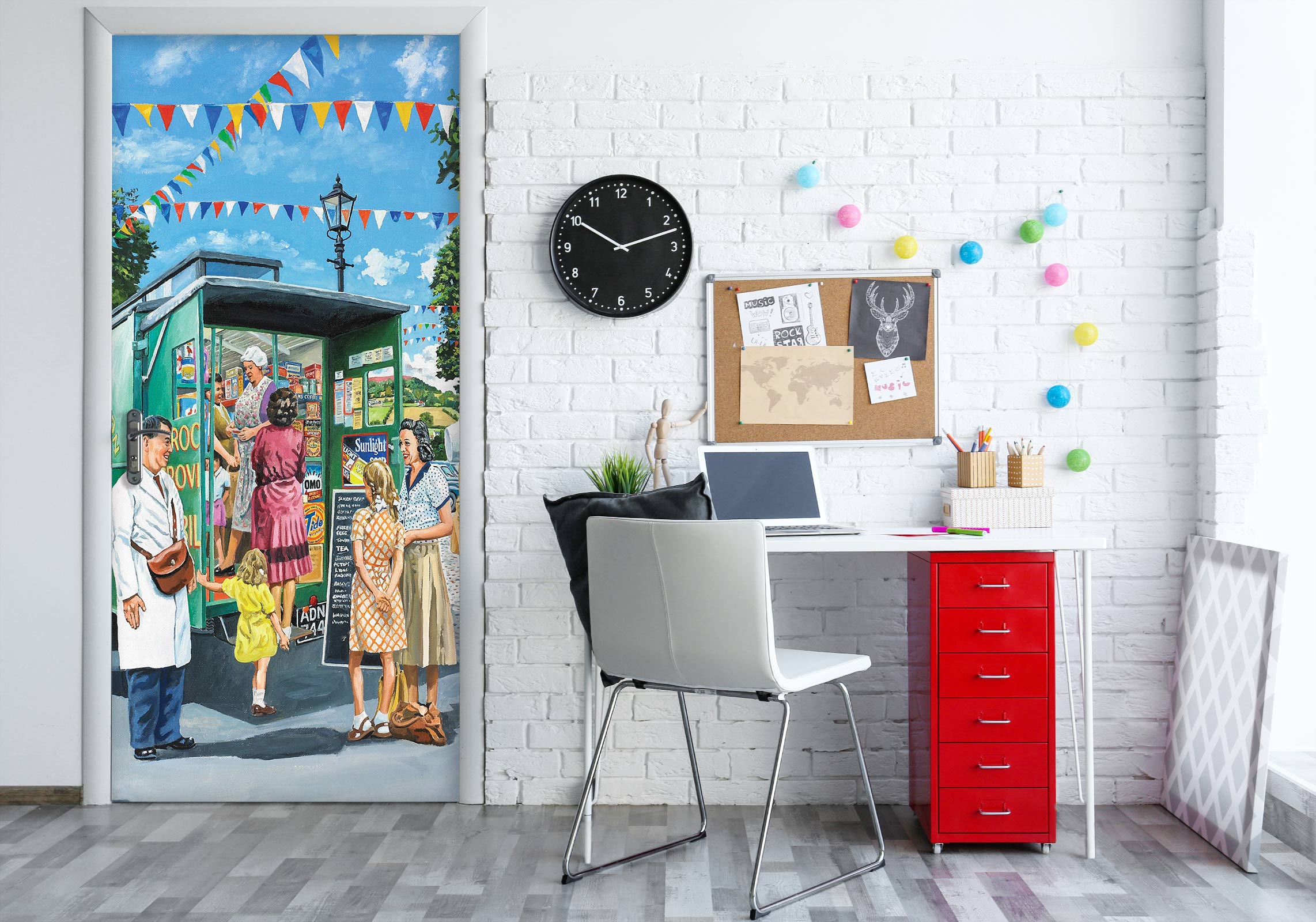 3D Shop Doorway 10399 Trevor Mitchell Door Mural