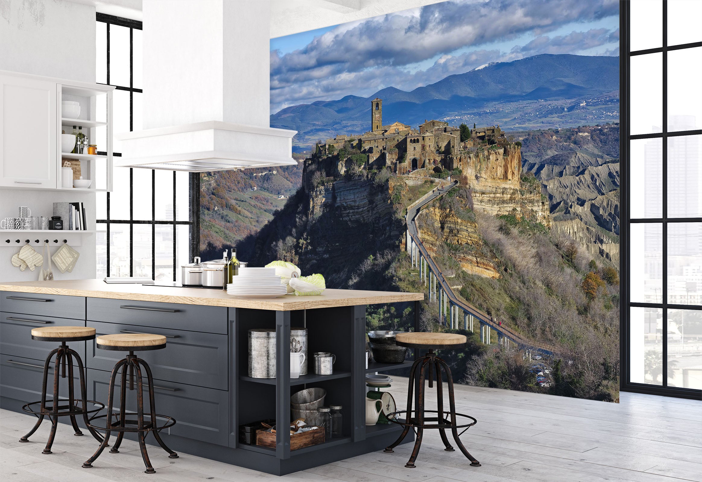 3D Mountaintop 1415 Marco Carmassi Wall Mural Wall Murals