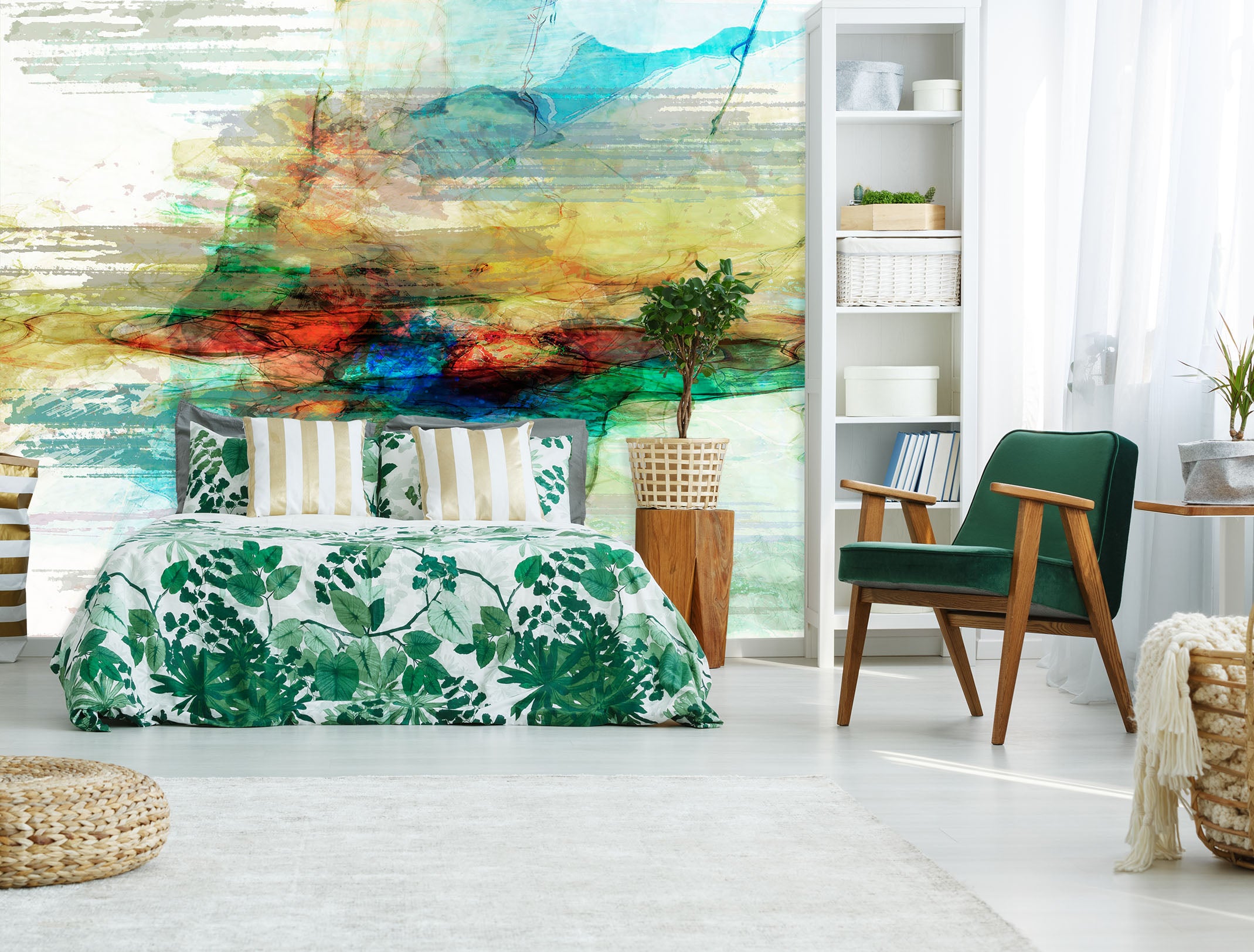 3D Colorful Pattern 1531 Michael Tienhaara Wall Mural Wall Murals