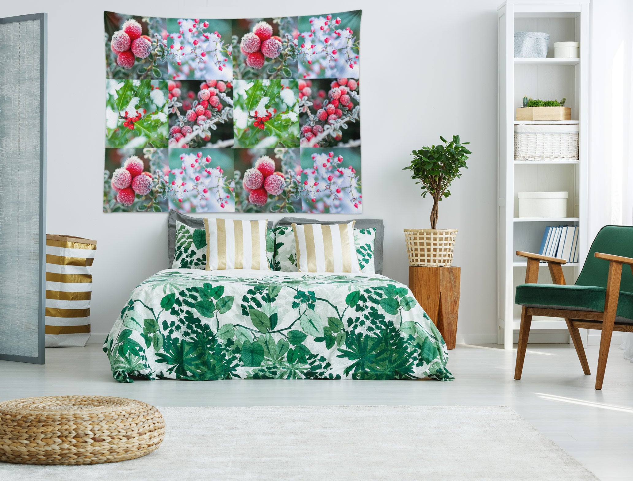 3D Red Fruit 11679 Assaf Frank Tapestry Hanging Cloth Hang