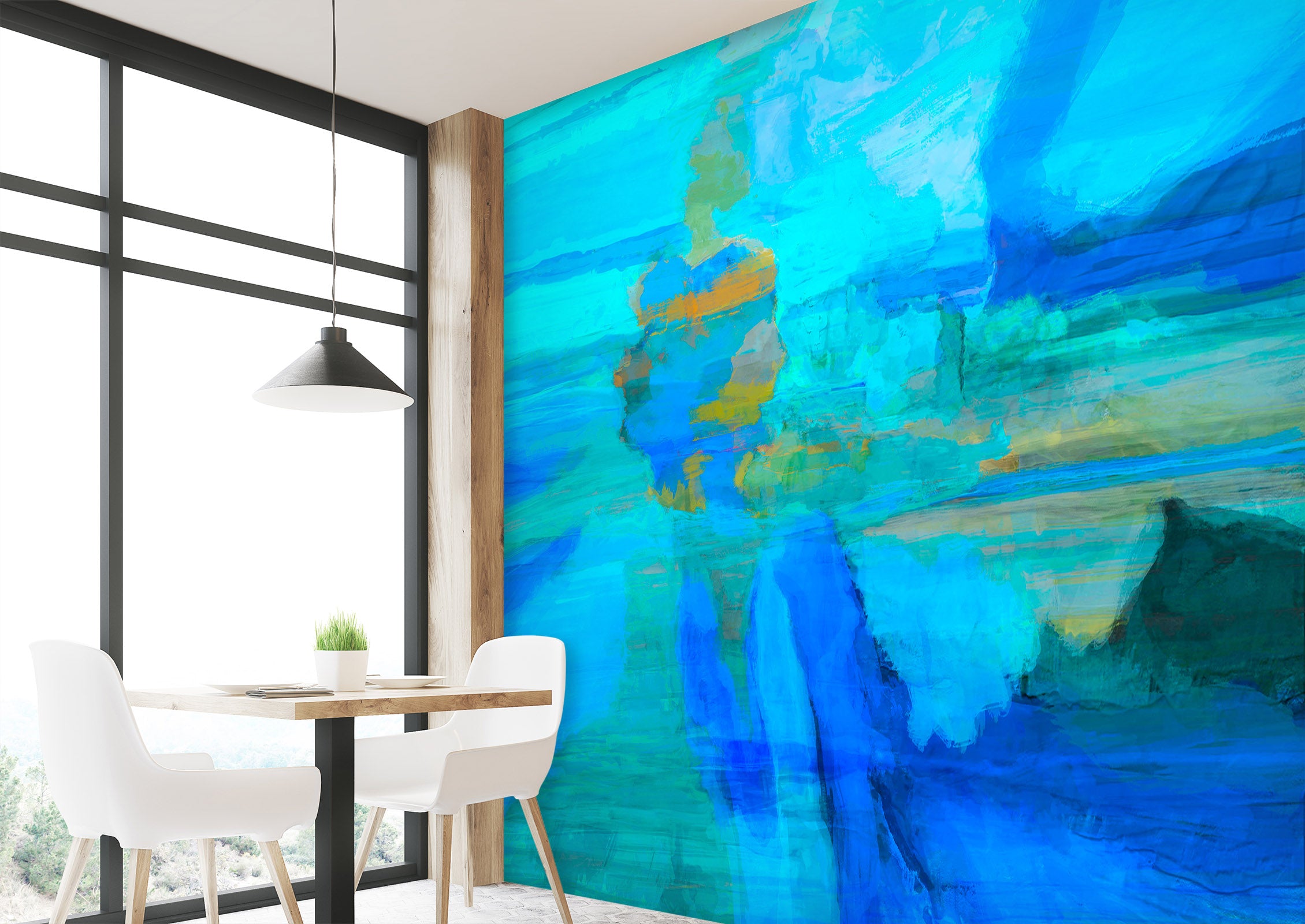 3D Blue Graffiti 1412 Michael Tienhaara Wall Mural Wall Murals