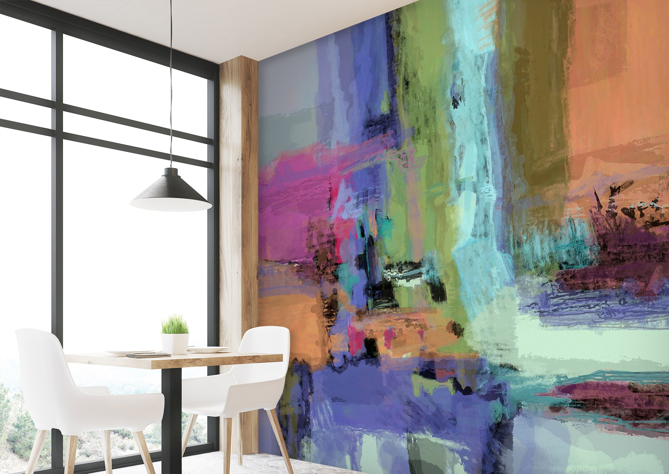 3D Abstract River 1518 Michael Tienhaara Wall Mural Wall Murals