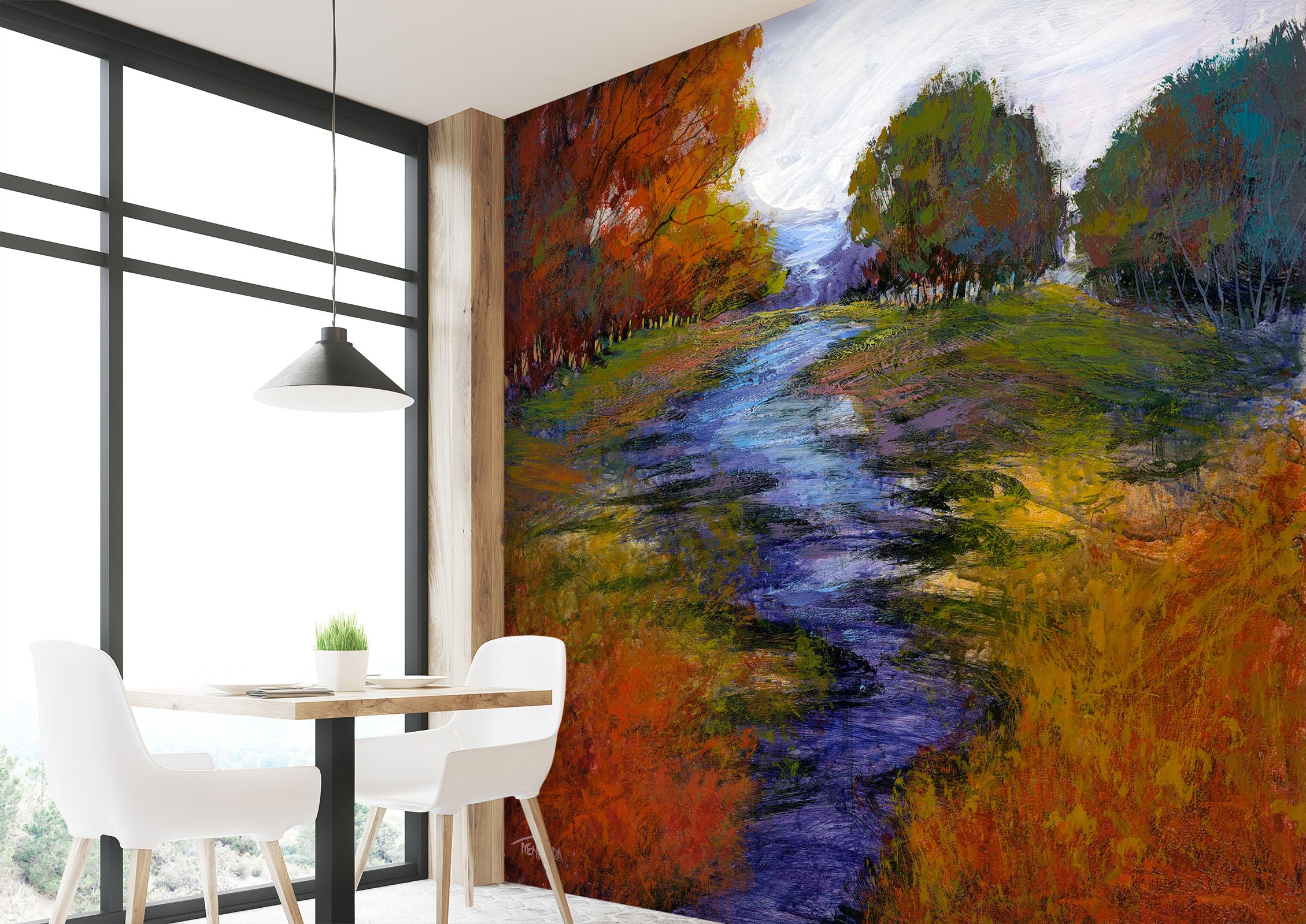 3D Clear Stream 1546 Michael Tienhaara Wall Mural Wall Murals