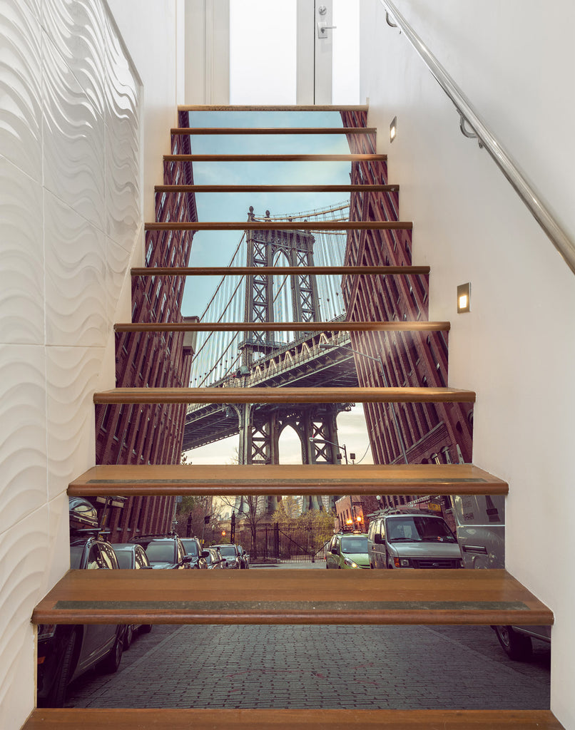 3D Bridge Vehicle 9991 Assaf Frank Stair Risers | AJ Wallpaper