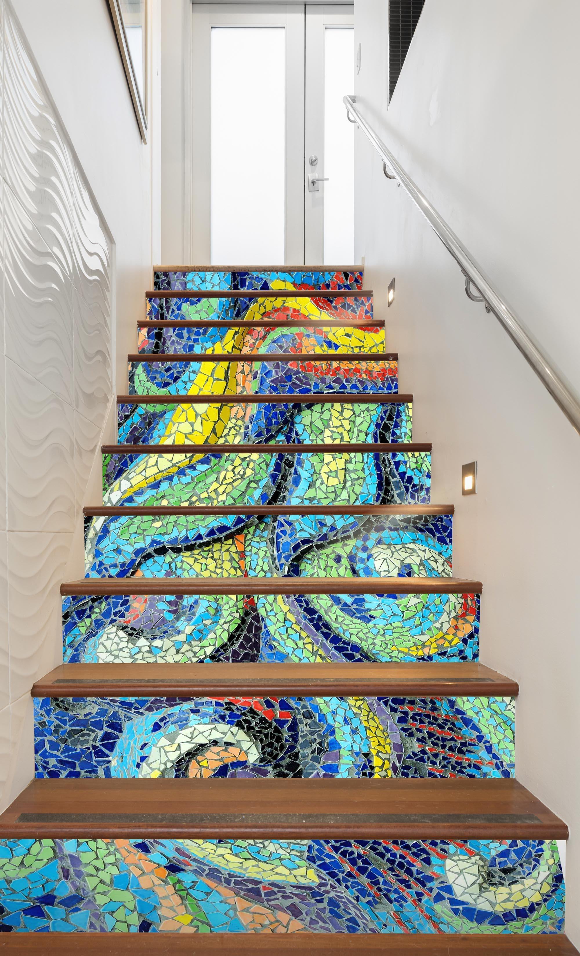 3D Art 3408 Stair Risers Wallpaper AJ Wallpaper 
