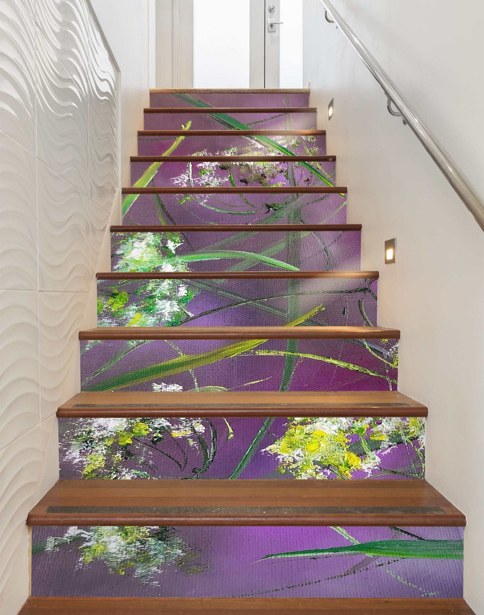 3D Painted Wildflowers 2139 Skromova Marina Stair Risers