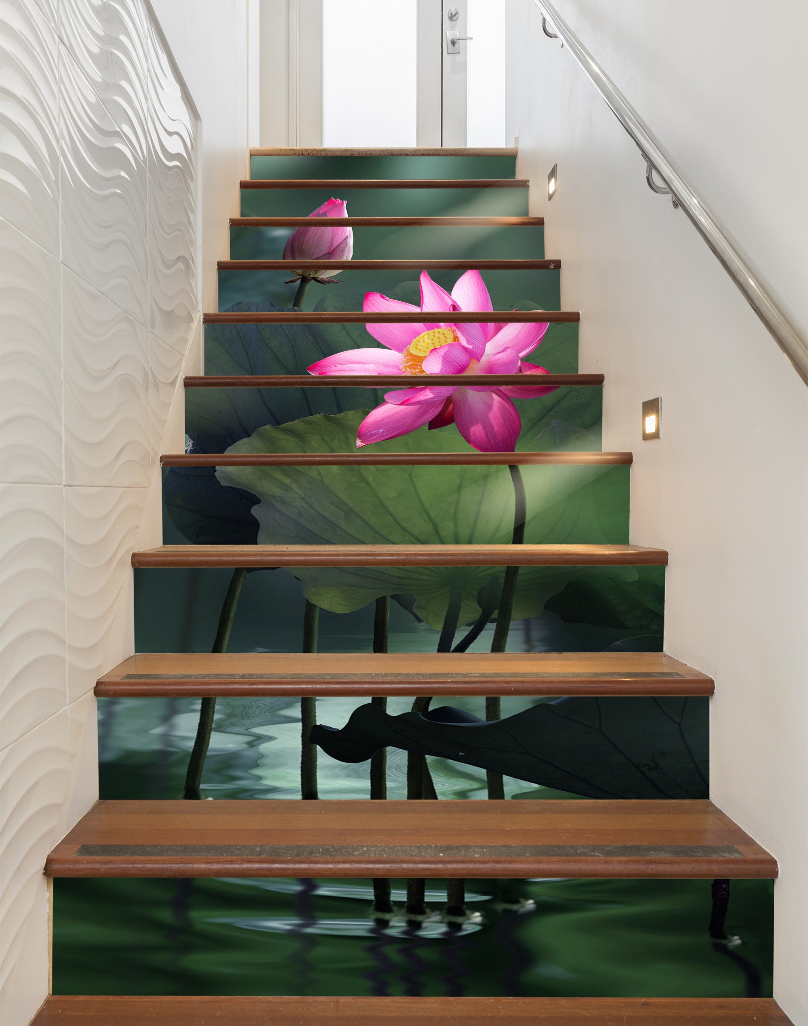 3D Budding And Blooming 531 Stair Risers