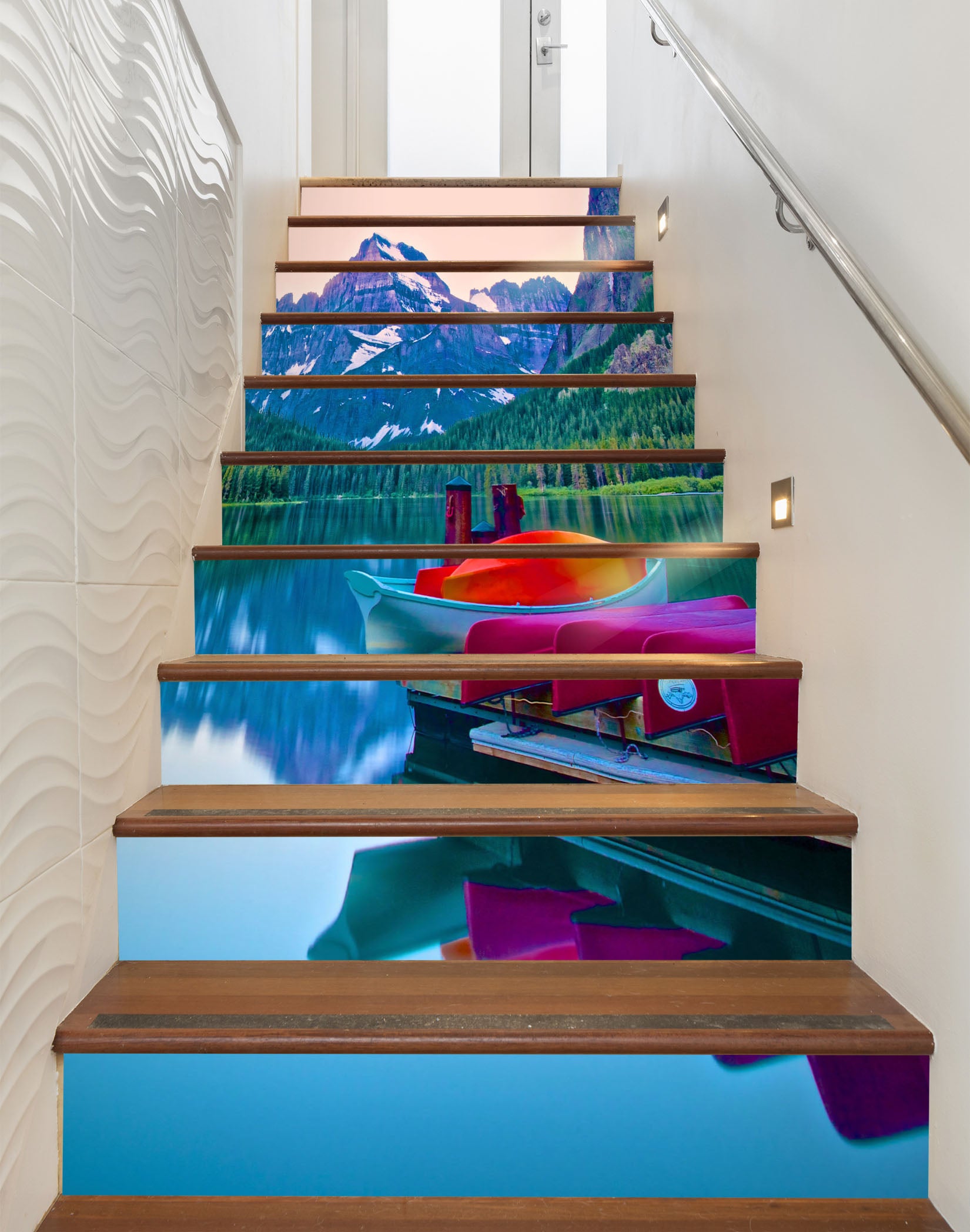 3D Landscape Boat 94136 Kathy Barefield Stair Risers