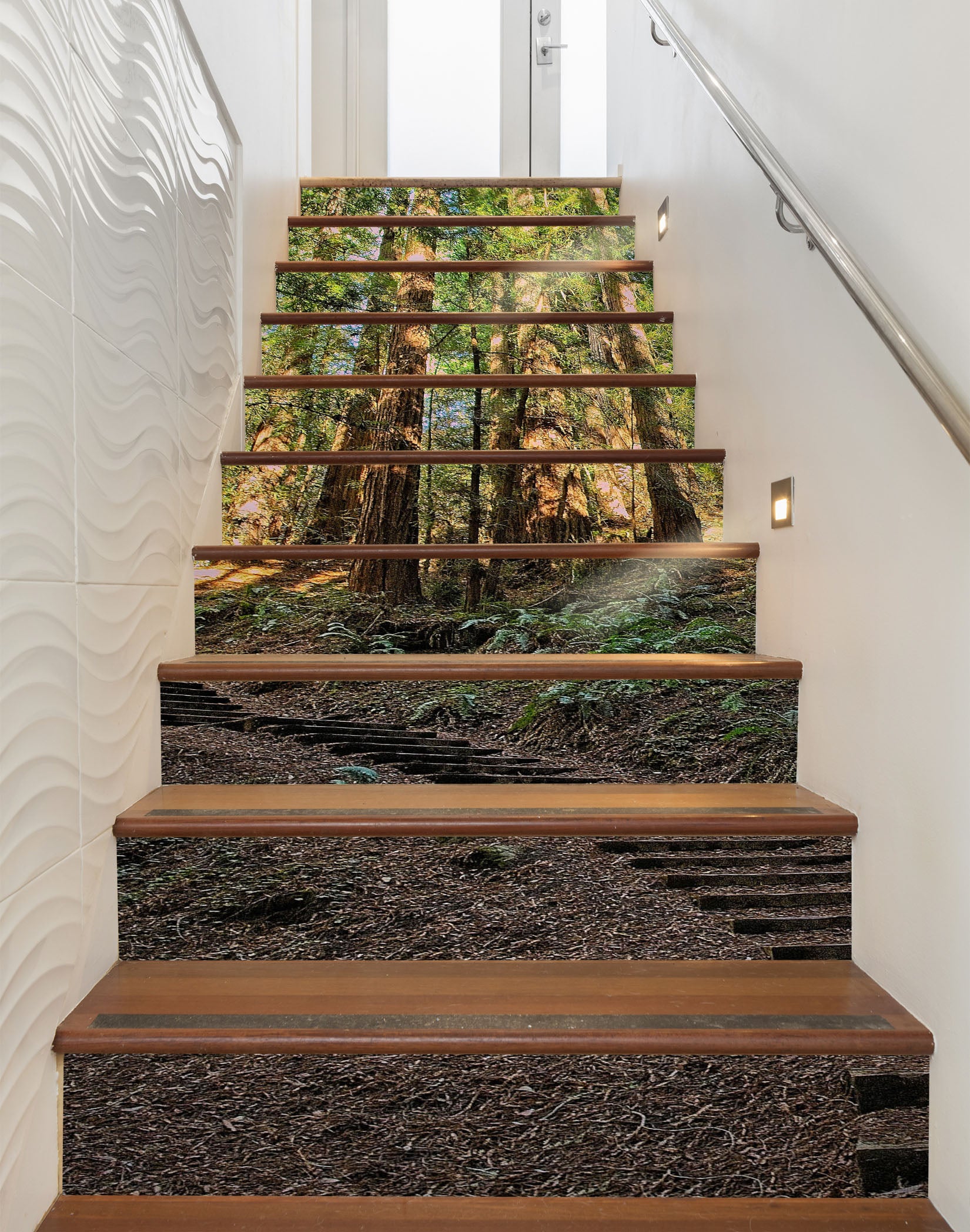 3D Forest Walkway 9496 Kathy Barefield Stair Risers