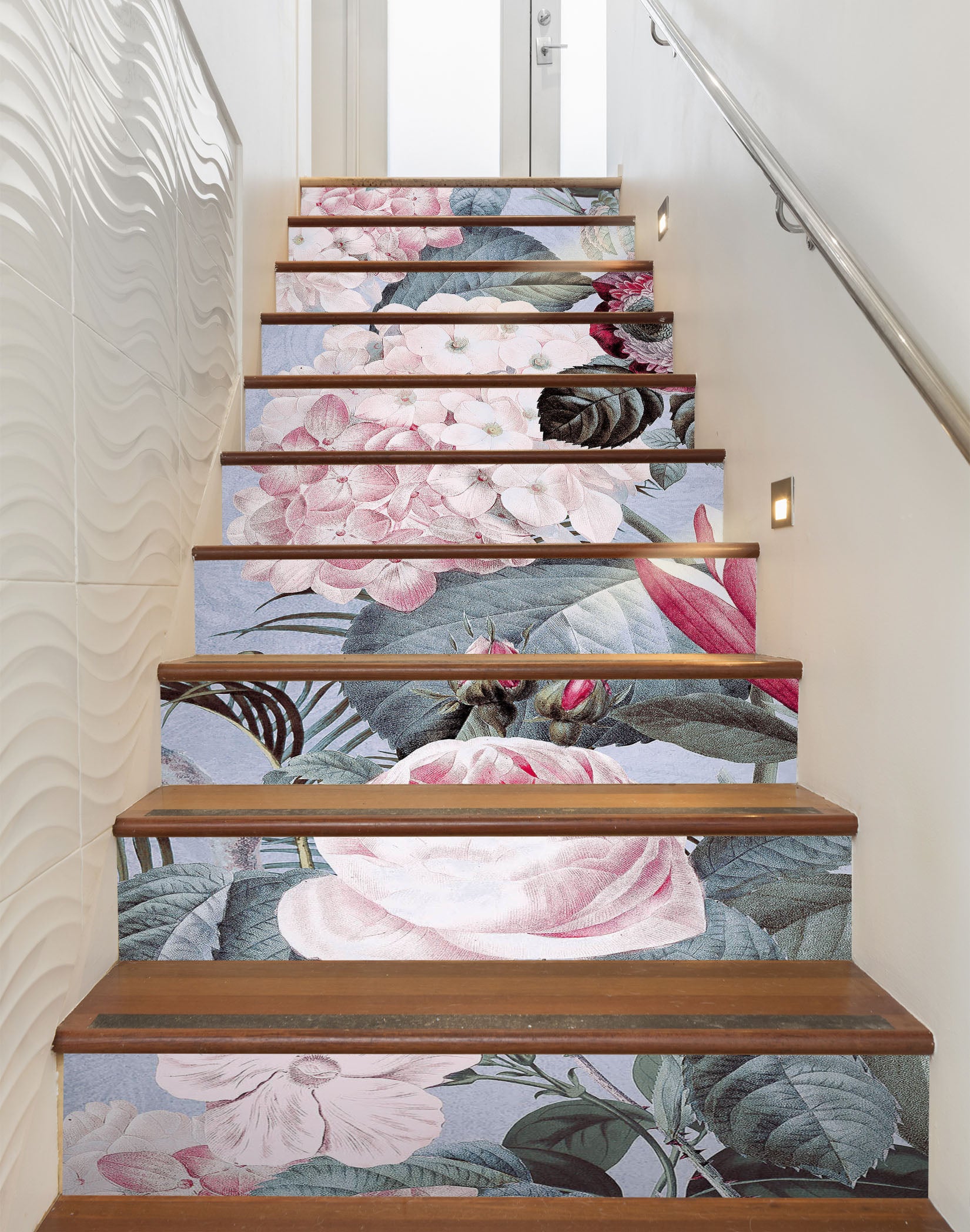 3D Flower Insect 11004 Andrea Haase Stair Risers
