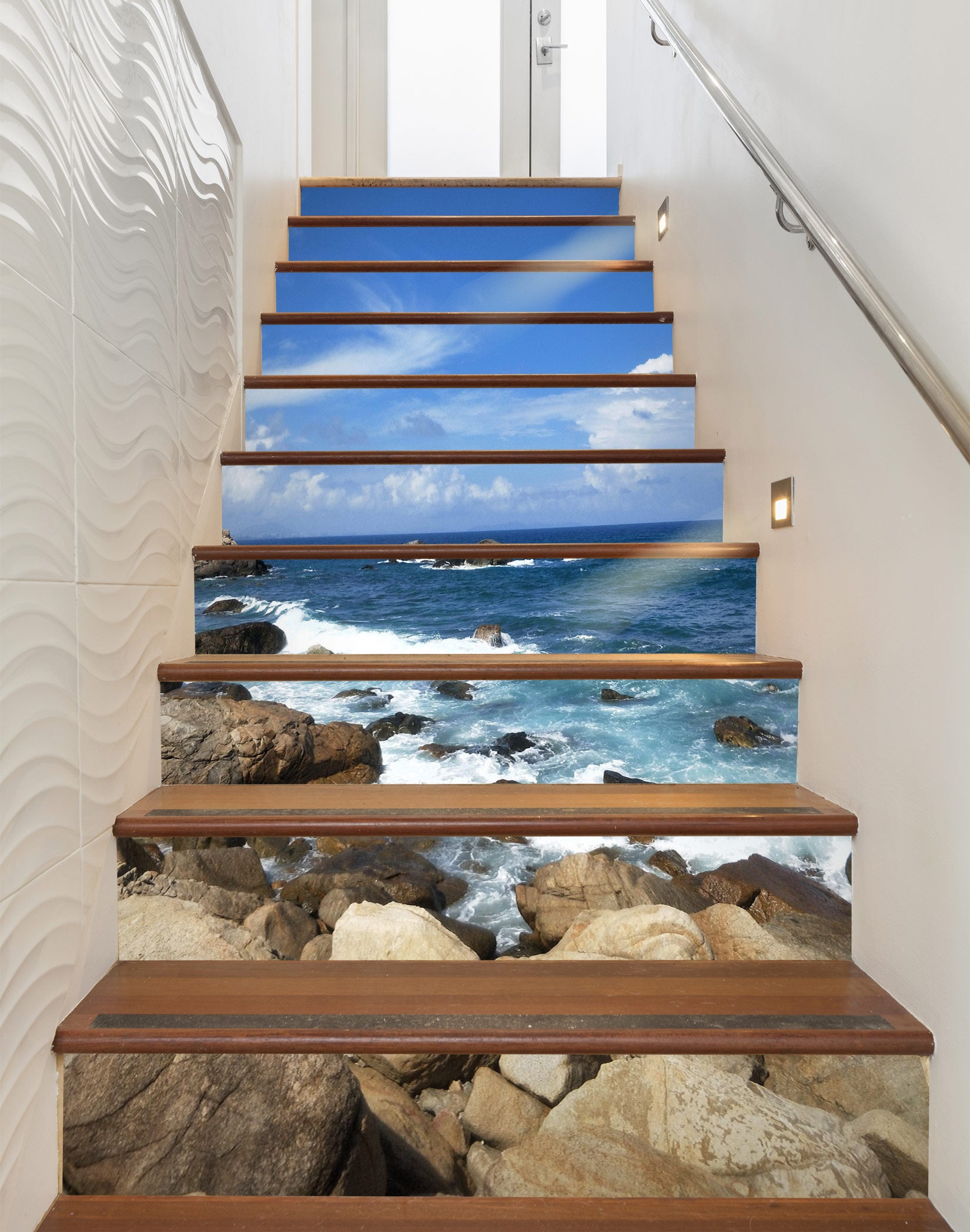 3D Open Coastline 263 Stair Risers