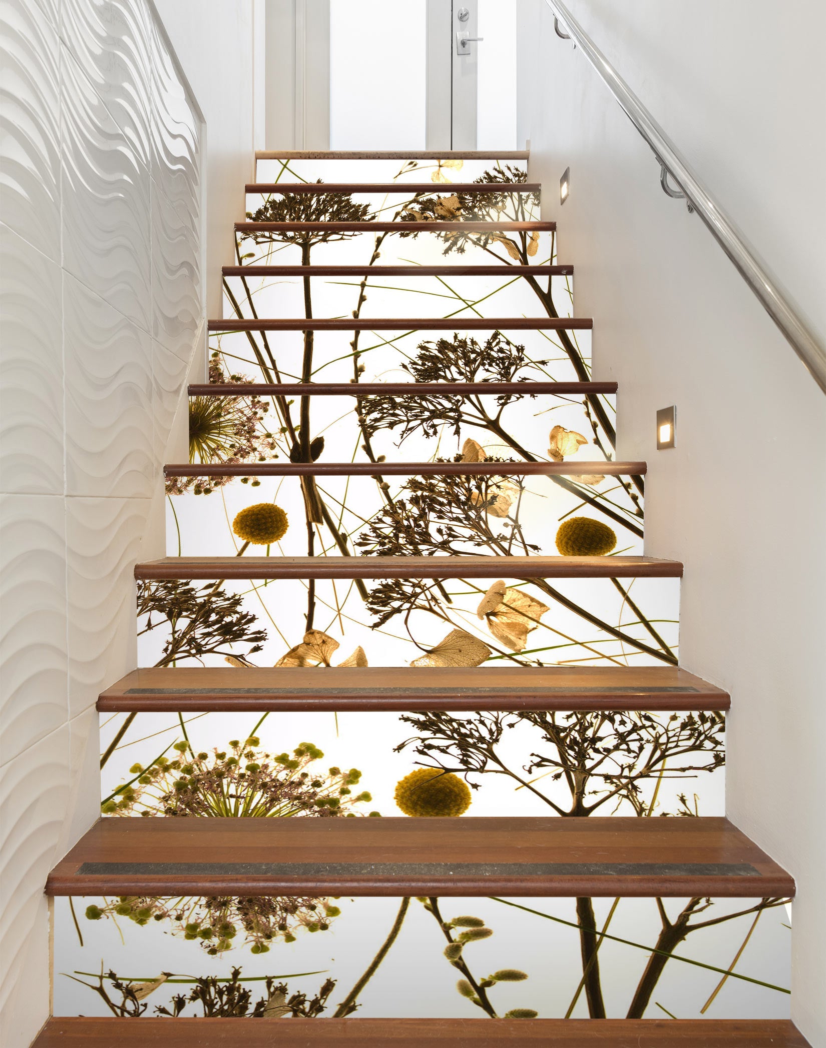 3D Dried Flowers 10904 Assaf Frank Stair Risers