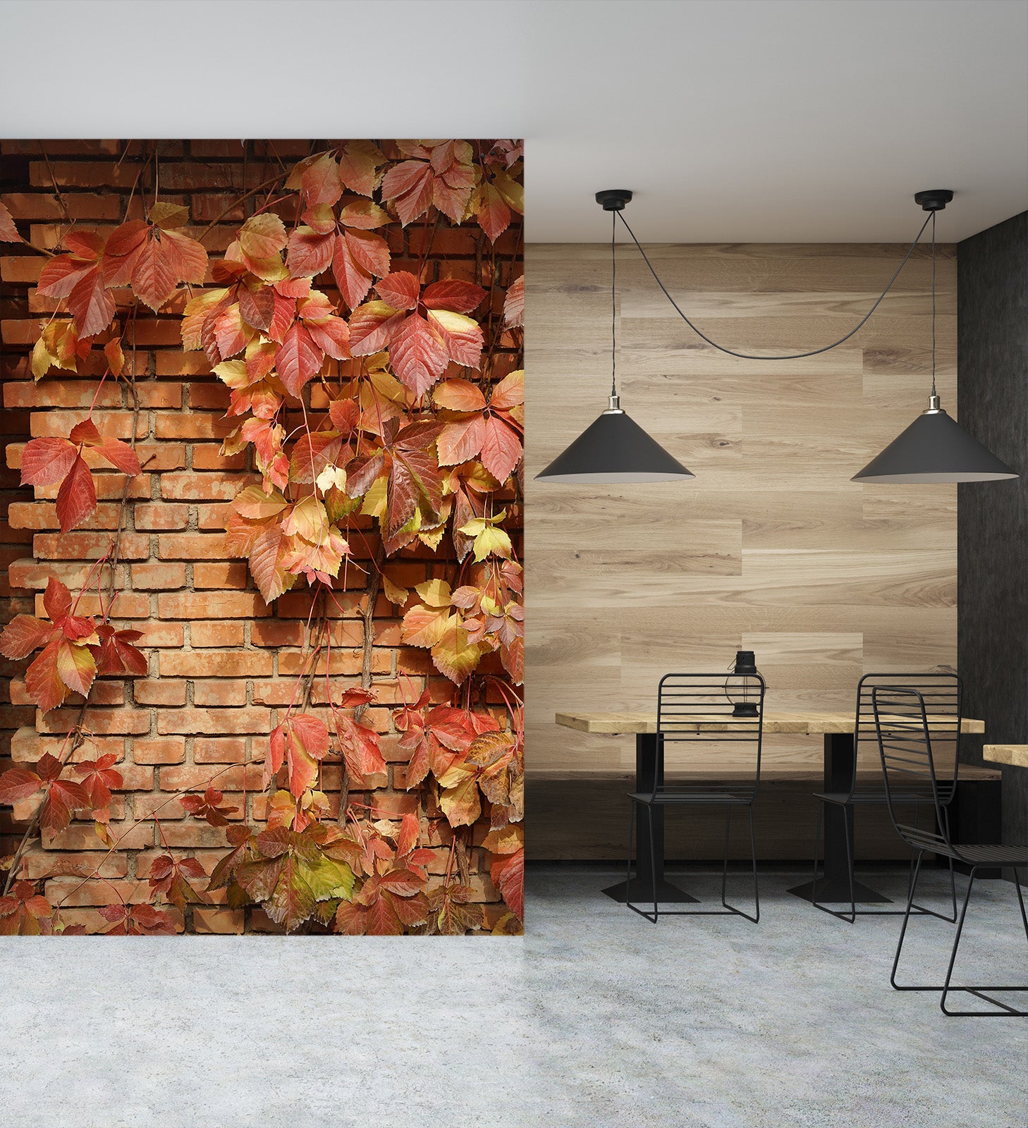 3D Red Maple Leaf 861 Wall Murals