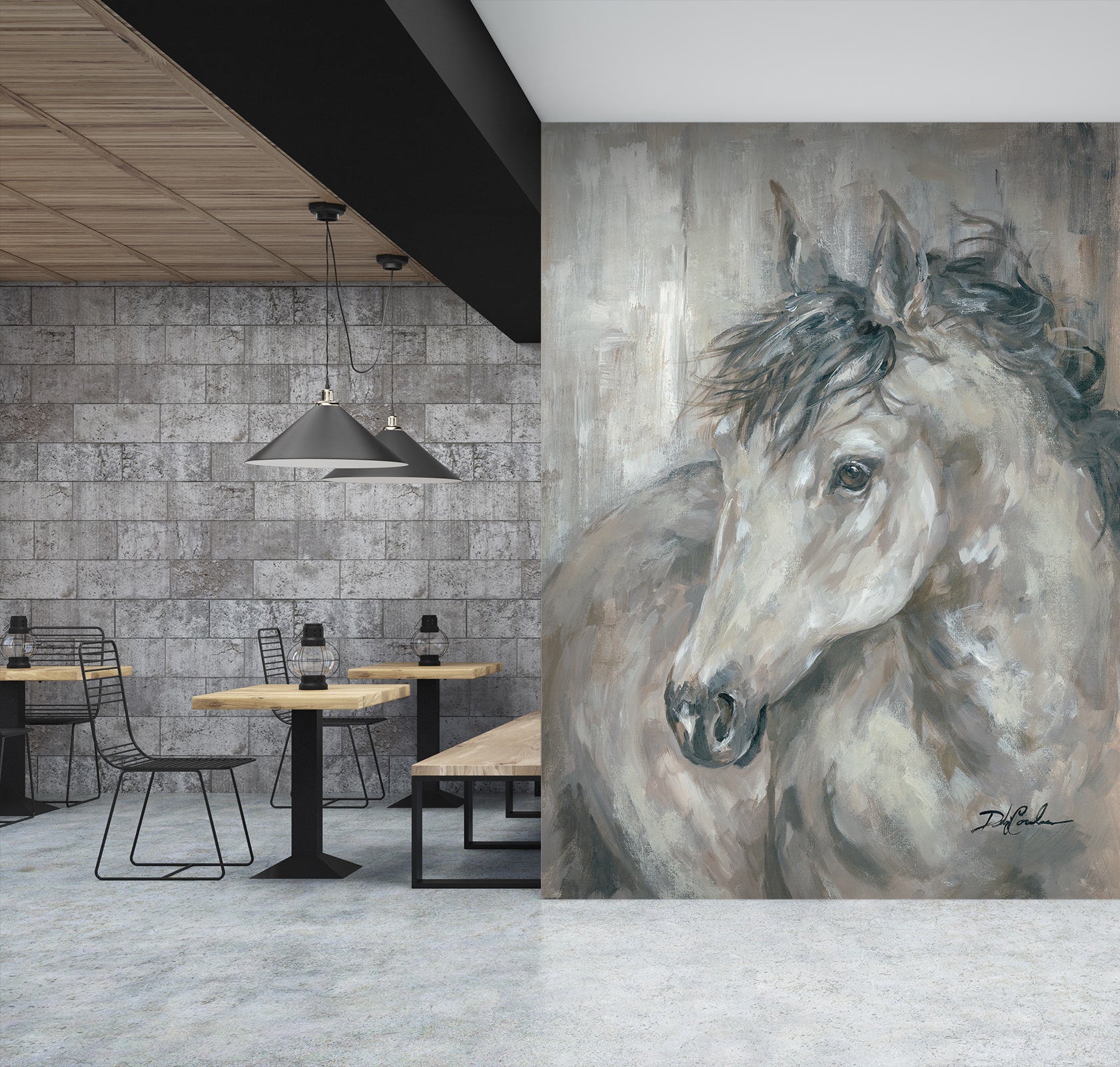 3D Painting Horse 4044 Debi Coules Wall Mural Wall Murals
