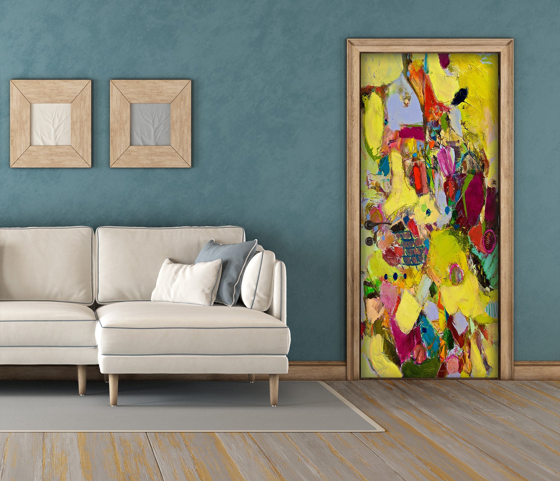 3D Color Paint Texture 93117 Allan P. Friedlander Door Mural