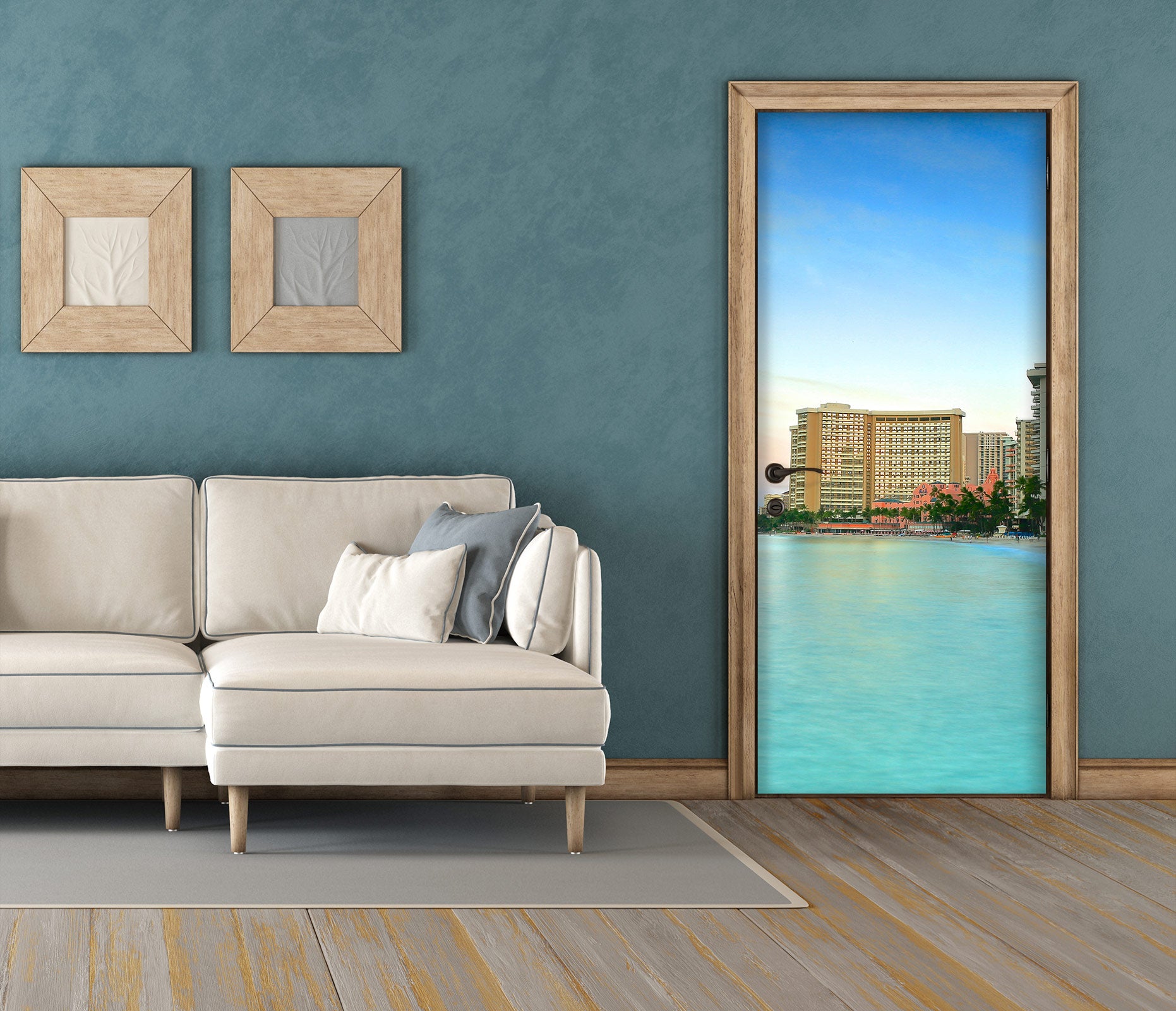 3D Sea Building 11117 Kathy Barefield Door Mural