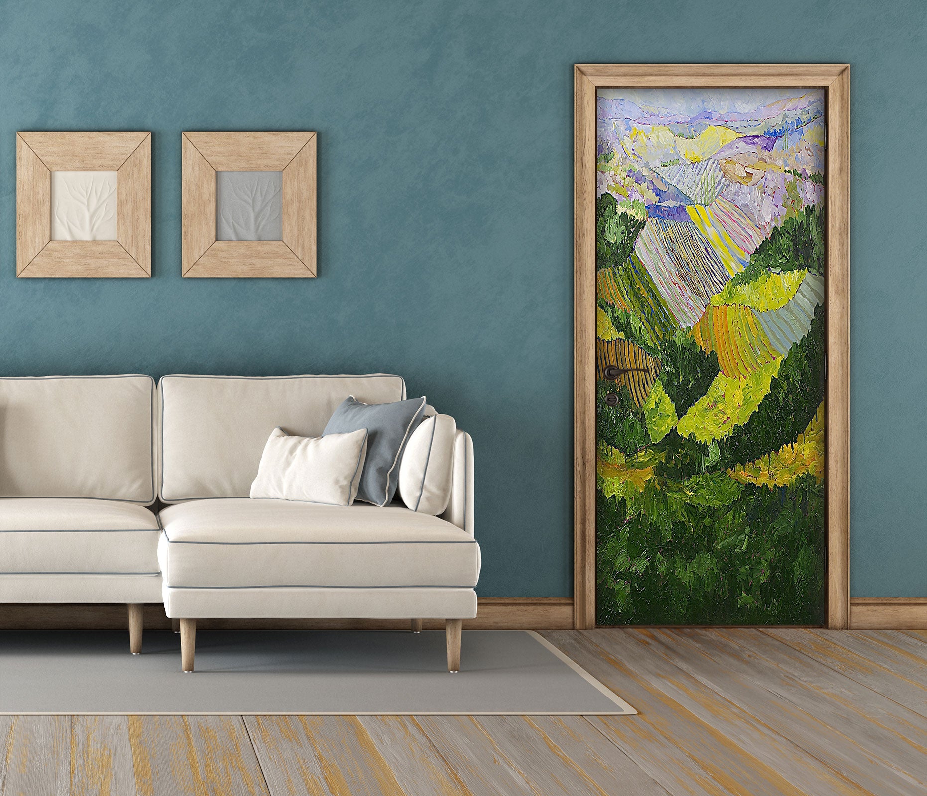 3D Woods Mountains 92100 Allan P. Friedlander Door Mural