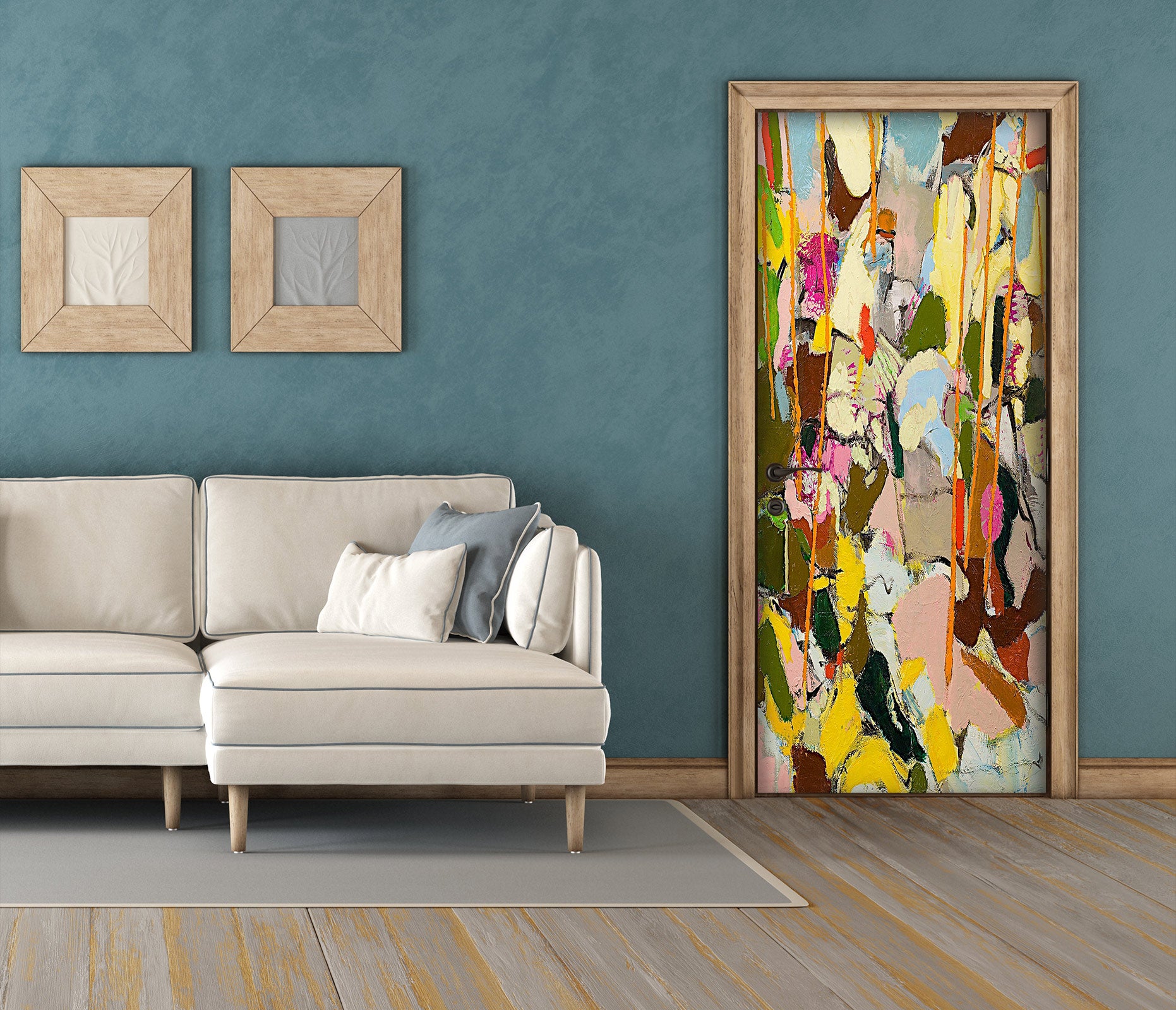 3D Paint Brush Texture 9350 Allan P. Friedlander Door Mural