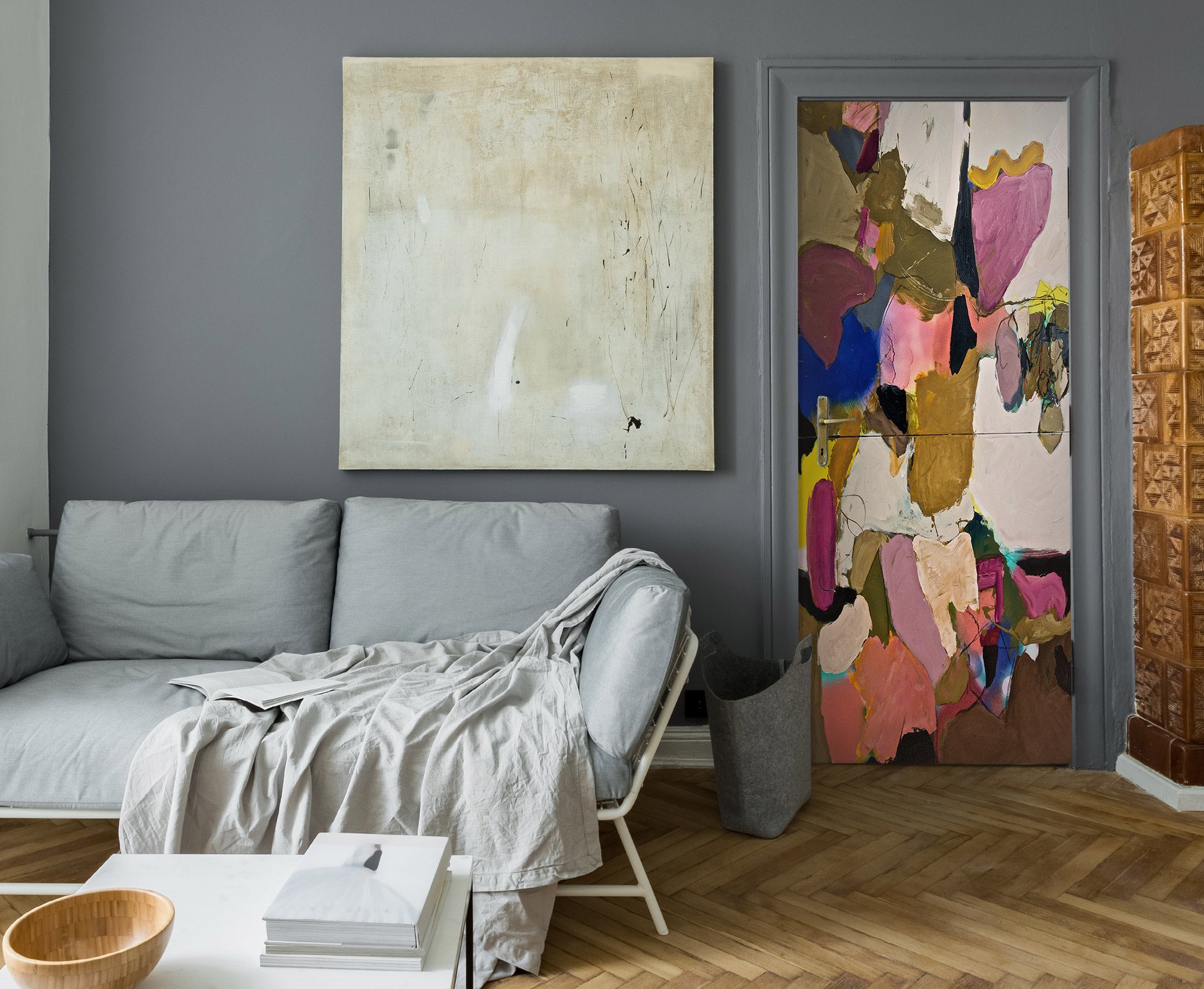 3D Pigment Pattern 9412 Allan P. Friedlander Door Mural