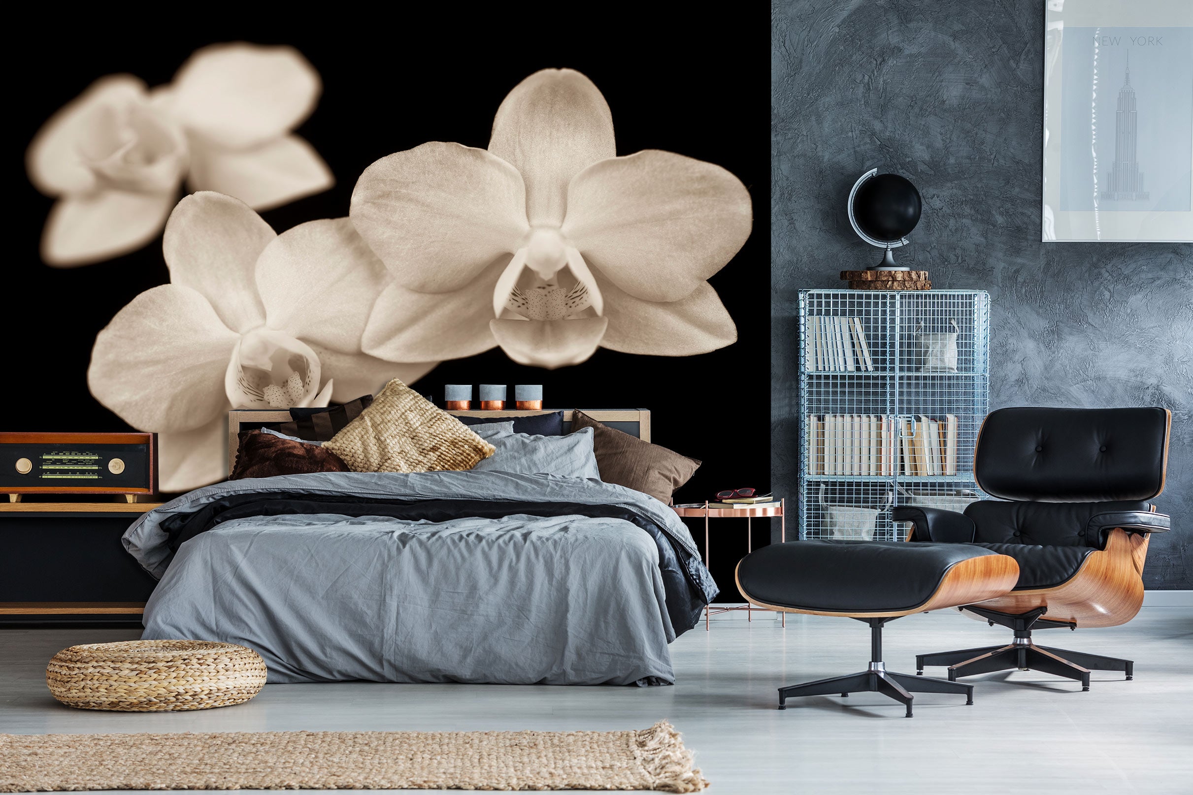 3D White Flower 6204 Assaf Frank Wall Mural Wall Murals